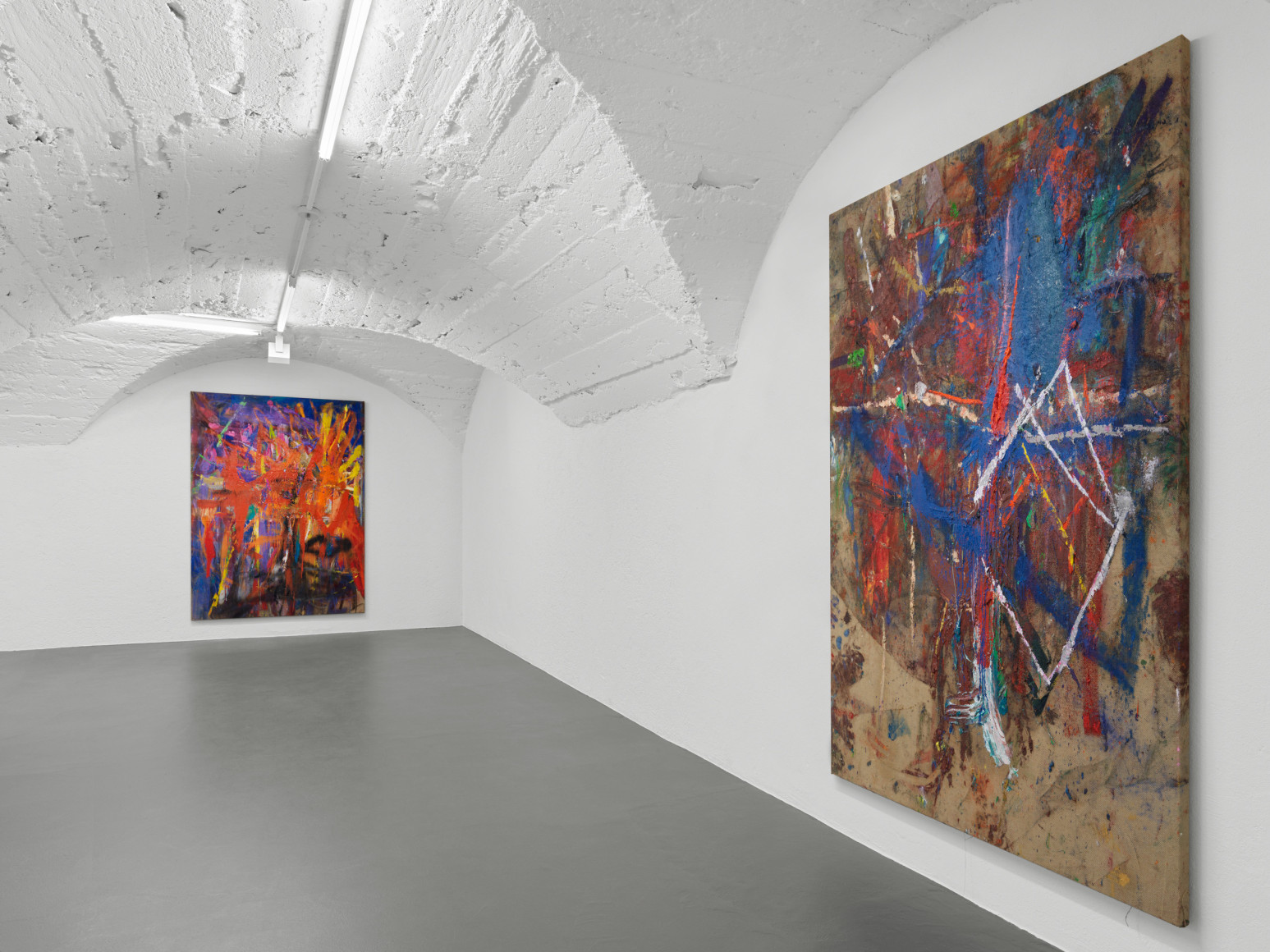 An installation view of Spencer Lewis's exhibition