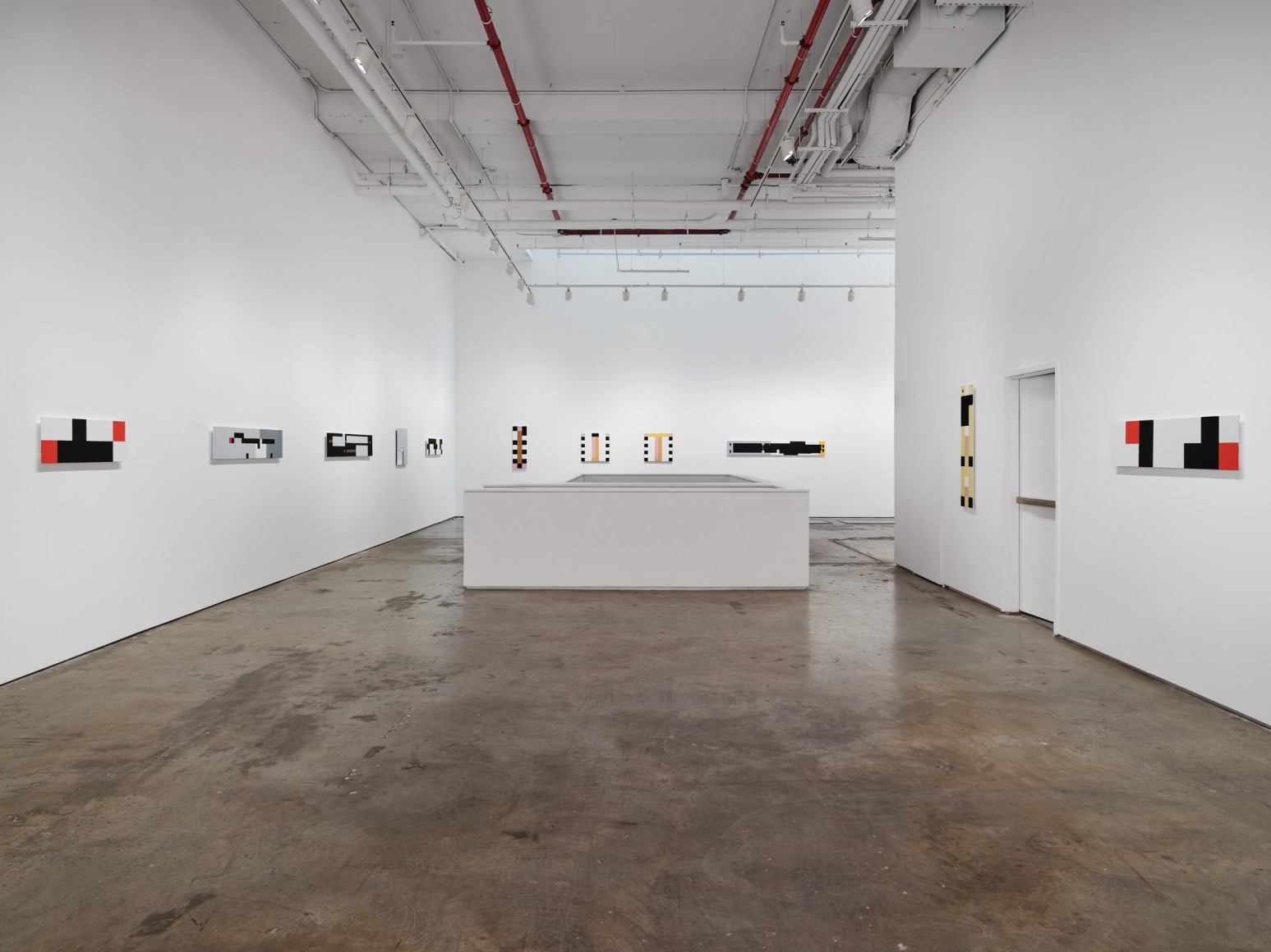 Installation of paintings by Robert Storr