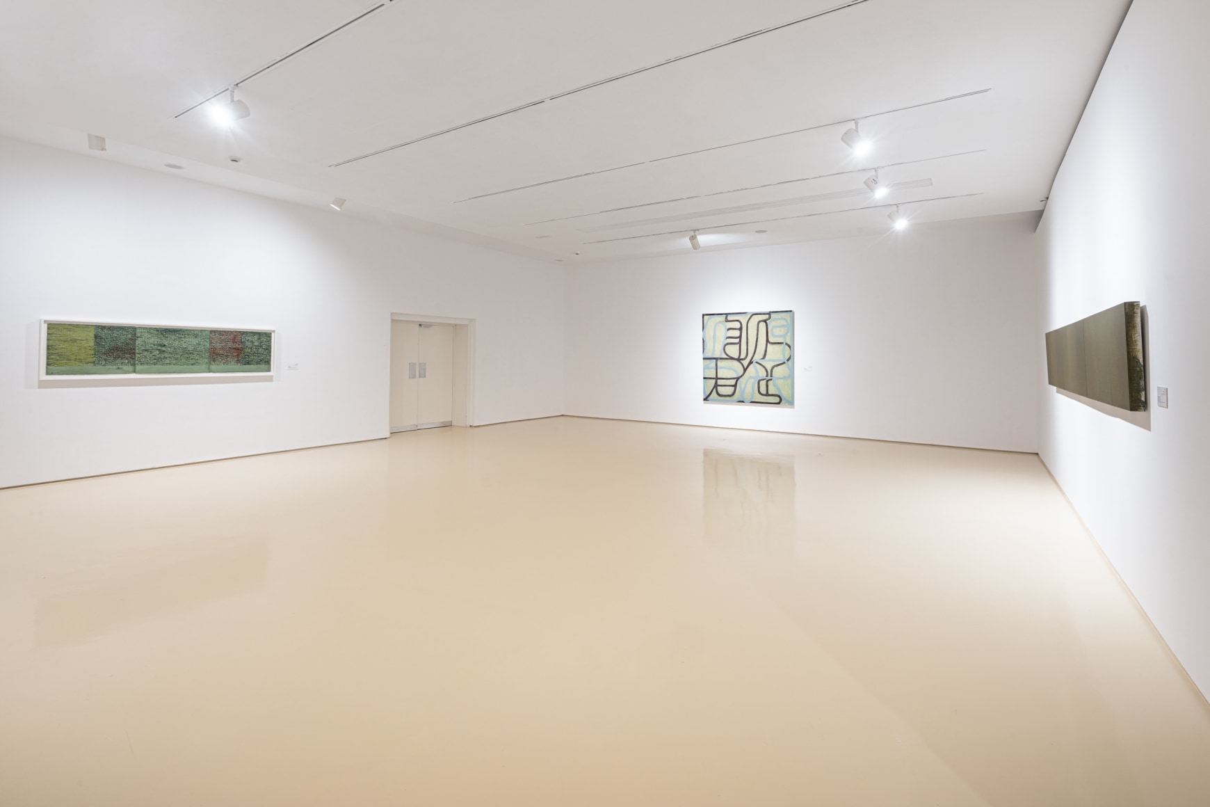 Installation view, Travel Diaries: Francesco Clemente, Brice Marden, Helen Marden, and Julian Schnabel, Curated by Vito Schnabel, Mohammed VI Museum of Modern and Contemporary Art, Rabat, Morocco, 2024; Artworks &copy; The Estate of Brice Marden / Artists Rights Society (ARS); Images &copy; National Foundation of Museums of Morocco, Mohammed VI Museum of Modern and Contemporary Art, Rabat