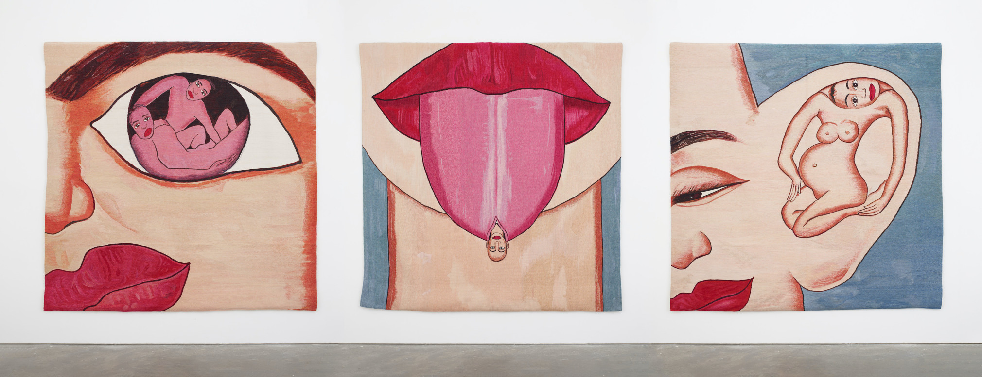 Francesco Clemente The Senses (Sight, Taste and Hearing), 2000