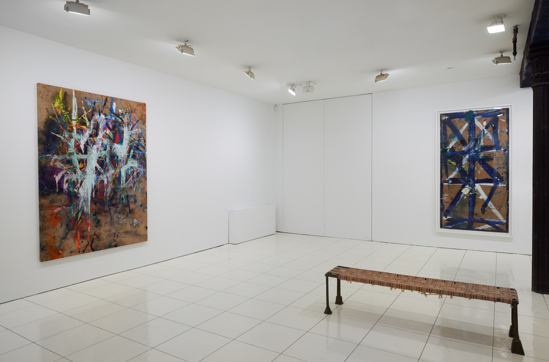 An installation view of Spencer Lewis's exhibition