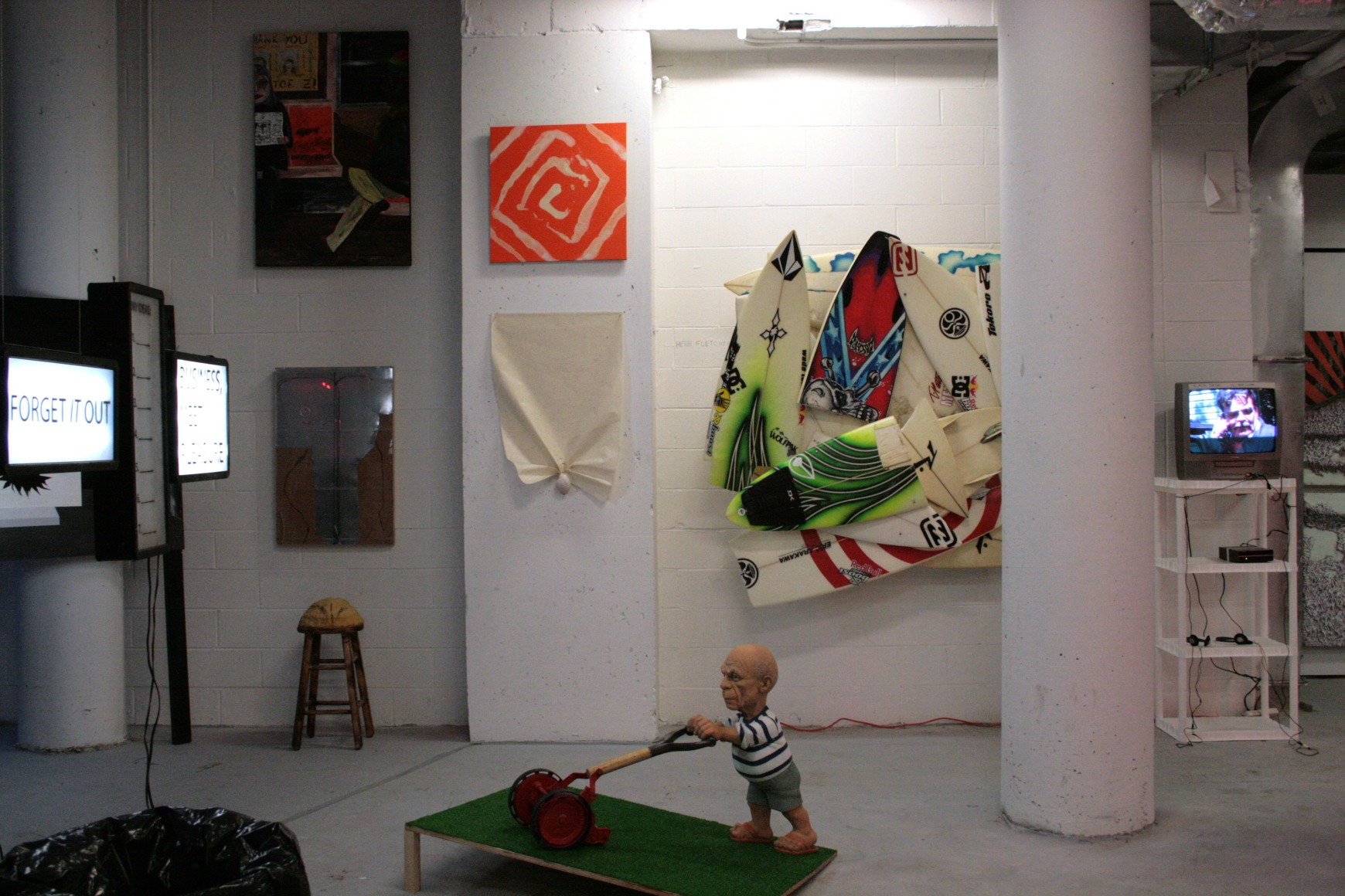 Installation view, The Bruce High Quality Foundation, Brucennial: 2010, New York, 2010