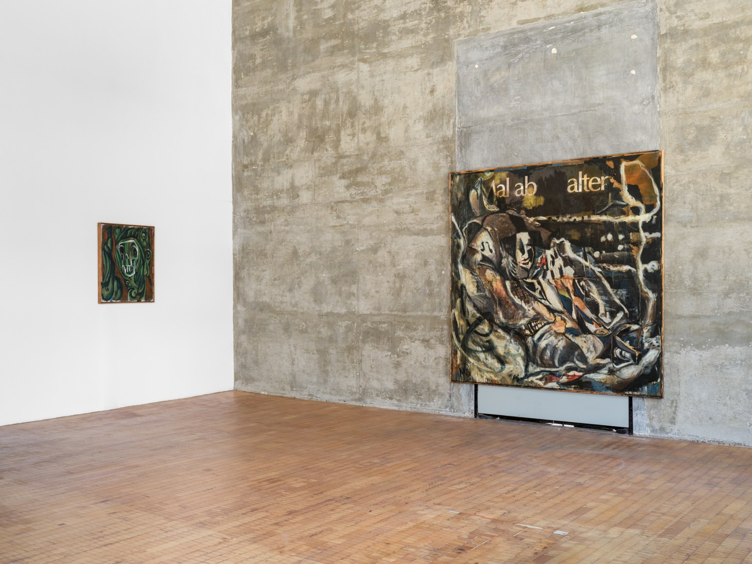 Installation view, Markus L&uuml;pertz: Markus the Painter or the Ratio of the Impossible, Vito Schnabel Gallery, Old Santa Monica Post Office, CA, 2023; Artworks &copy; Artists Rights Society (ARS), New York / VG Bild-Kunst, Bonn; Photo by Elon Schoenholz; Courtesy the artist and Vito Schnabel Gallery