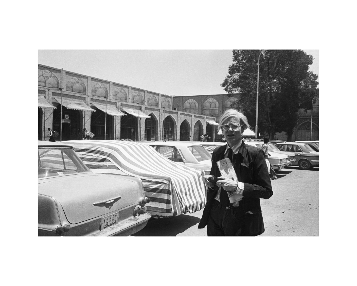 Andy with Covered Cars, Isfahan, Iran, 1976