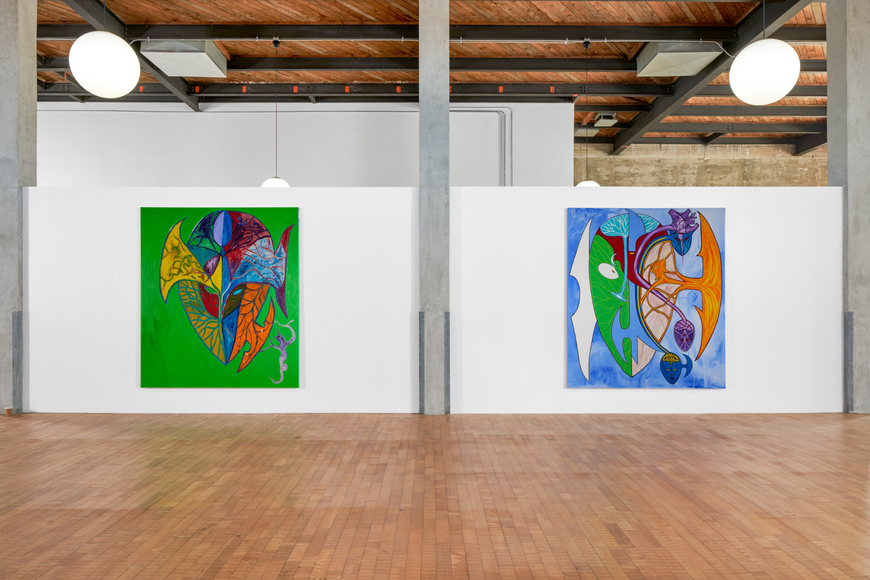 Installation image of painting