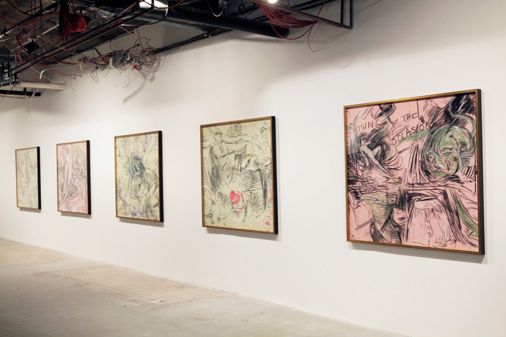 Installation view, Laurie Anderson, Boat, Vito Schnabel, New York, 2012