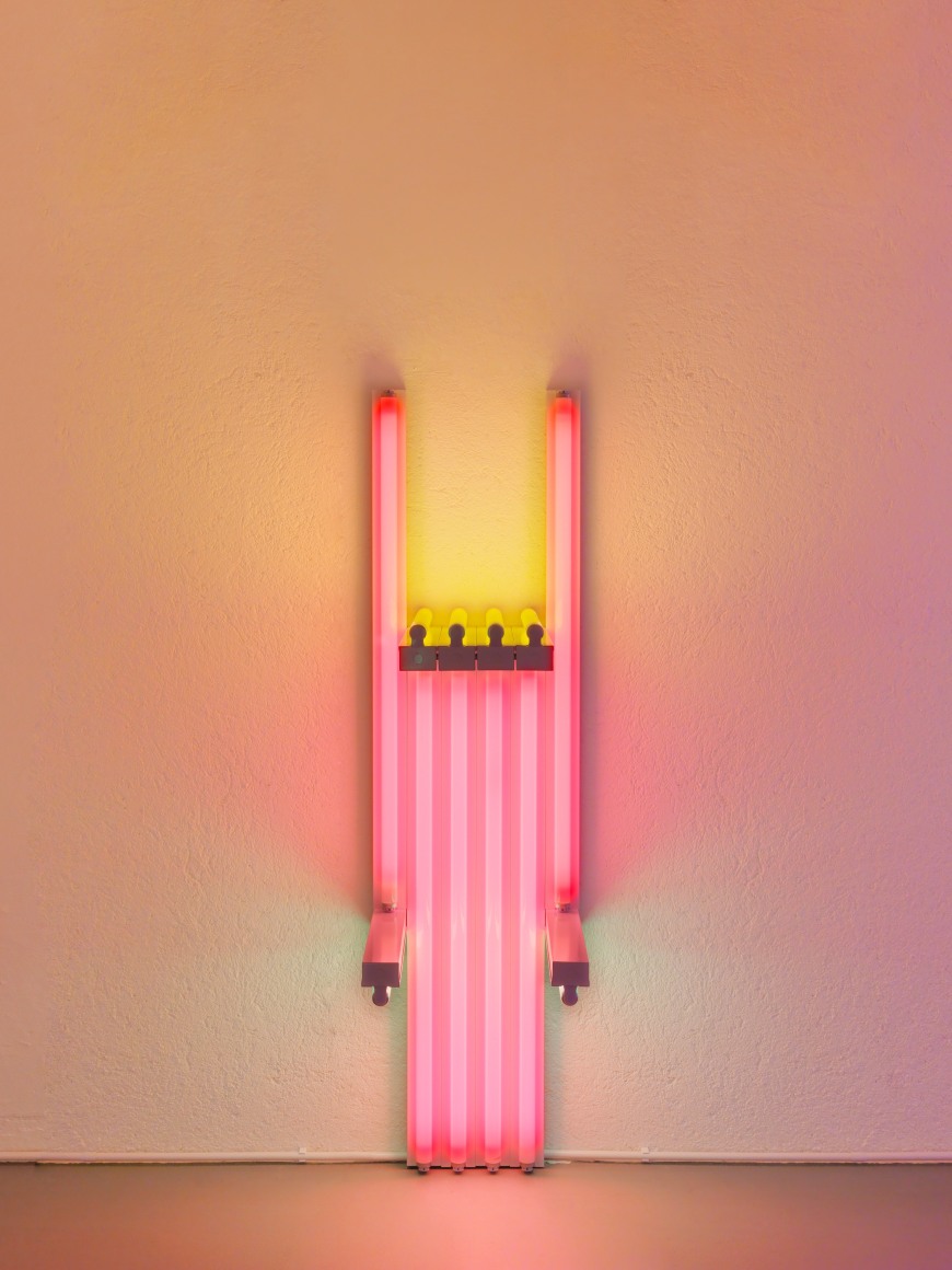 Dan Flavin untitled (to Lucie Rie, master potter) 1w, 1990