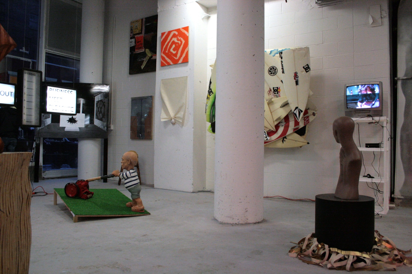 Installation view, The Bruce High Quality Foundation, Brucennial: 2010, New York, 2010