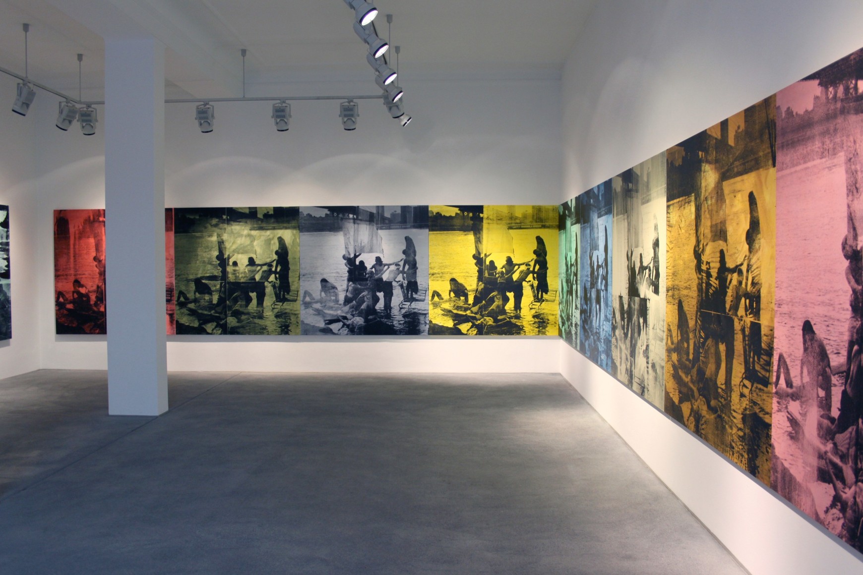 Installation view, The Bruce High Quality Foundation,&nbsp;The Raft of the Medusa / Le Radeau de la M&eacute;duse, Galerie Bruno Bischofberger, Zurich, 2012