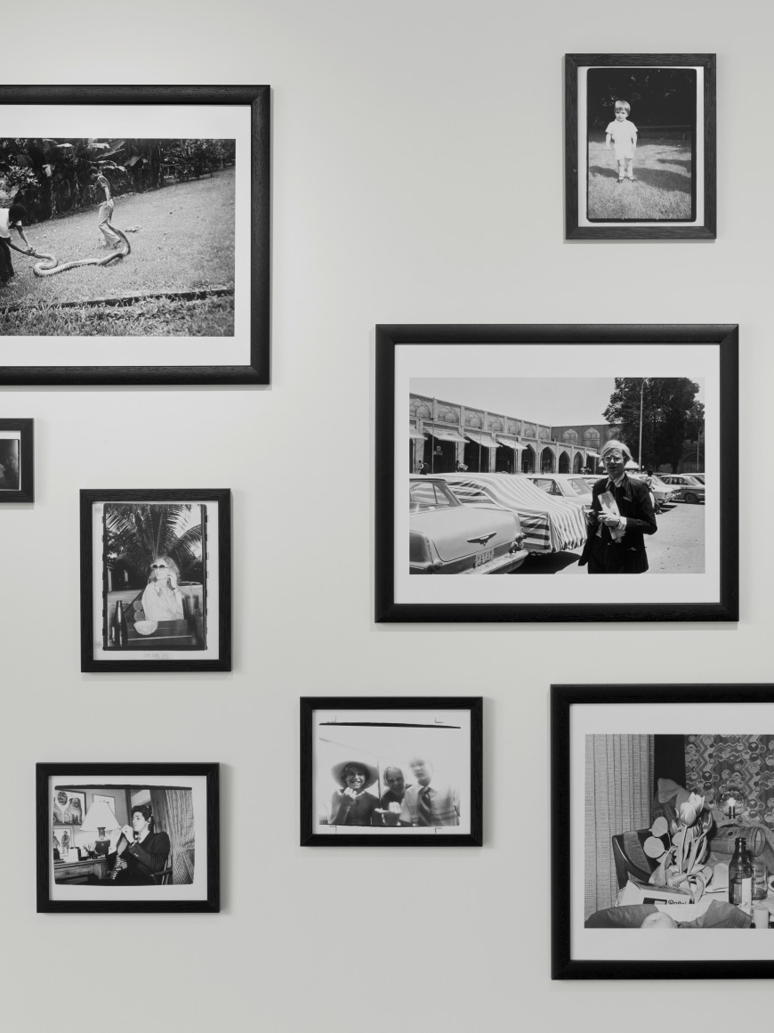 Installation view: Bob Colacello: On The Road