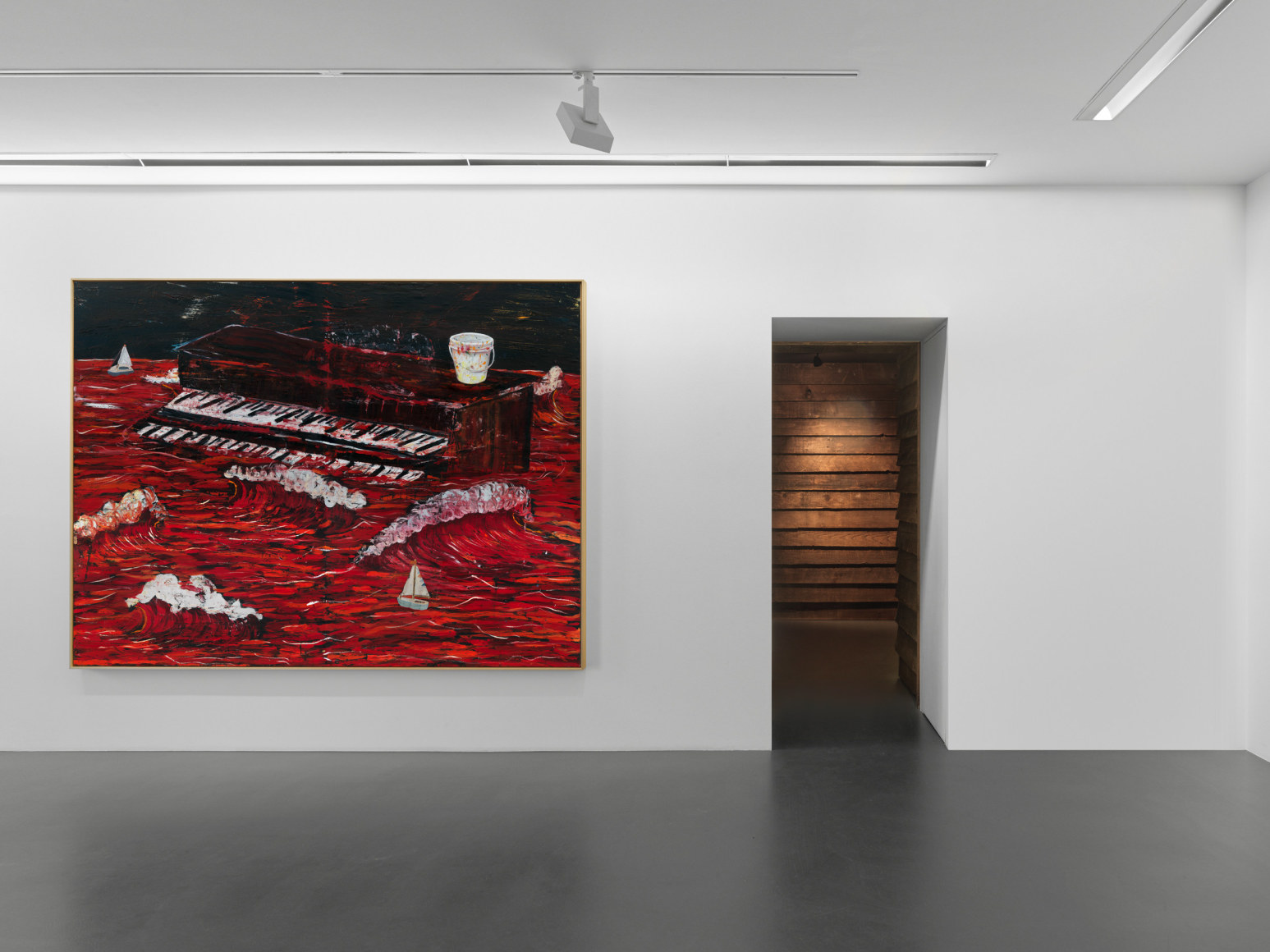 Installation view of Angel Otero: The Ocean in My Room, Vito Schnabel Gallery, St. Moritz, 2023; Artworks &copy; Angel Otero; Photo by Stefan Altenburger; Courtesy the artist and Vito Schnabel Gallery