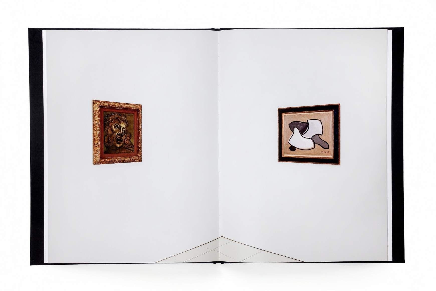 Interior spread of the Man Ray and Picabia catalogue