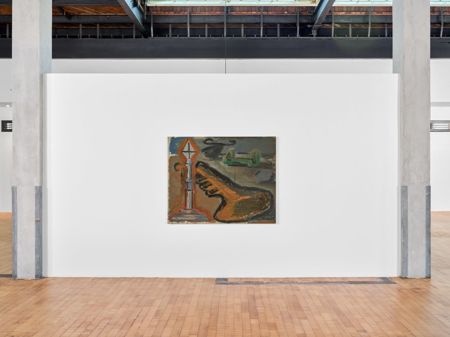 Installation view, Markus L&uuml;pertz: Markus the Painter or the Ratio of the Impossible, Vito Schnabel Gallery, Old Santa Monica Post Office, CA, 2023; Artworks &copy; Artists Rights Society (ARS), New York / VG Bild-Kunst, Bonn; Photo by Elon Schoenholz; Courtesy the artist and Vito Schnabel Gallery