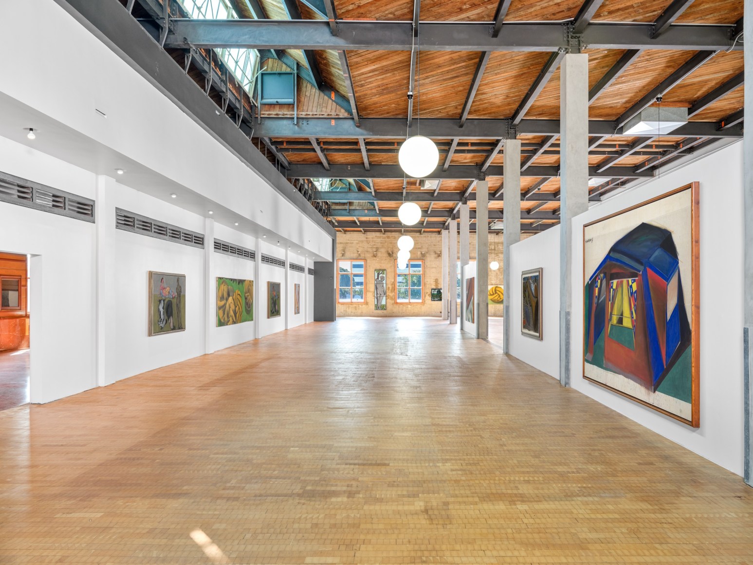 Installation view, Markus L&uuml;pertz: Markus the Painter or the Ratio of the Impossible, Vito Schnabel Gallery, Old Santa Monica Post Office, CA, 2023; Artworks &copy; Artists Rights Society (ARS), New York / VG Bild-Kunst, Bonn; Photo by Elon Schoenholz; Courtesy the artist and Vito Schnabel Gallery