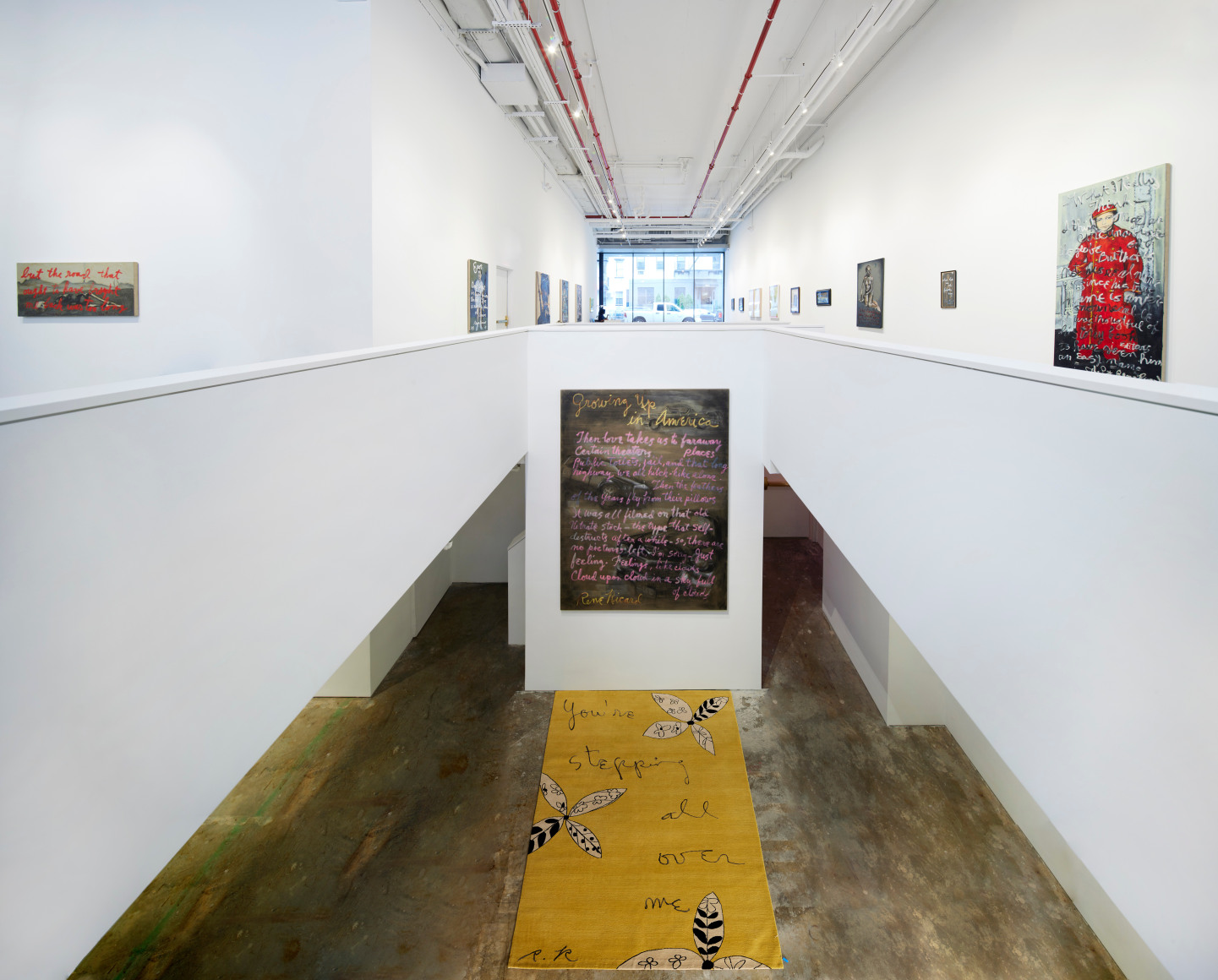 Installation view, Rene Ricard:&nbsp;Growing Up in America, Vito Schnabel&nbsp;Gallery, New York, NY, 2021; Artworks &copy; Estate of Rene Ricard; Photo by Argenis Apolinario; Courtesy the estate of Rene Ricard and Vito Schnabel Gallery