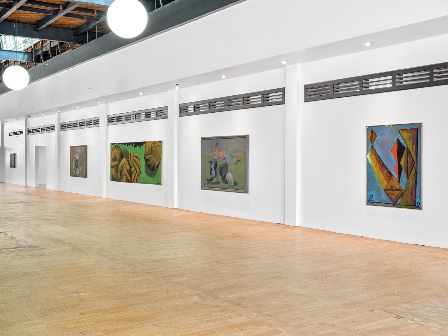 Installation view, Markus L&uuml;pertz: Markus the Painter or the Ratio of the Impossible, Vito Schnabel Gallery, Old Santa Monica Post Office, CA, 2023; Artworks &copy; Artists Rights Society (ARS), New York / VG Bild-Kunst, Bonn; Photo by Elon Schoenholz; Courtesy the artist and Vito Schnabel Gallery