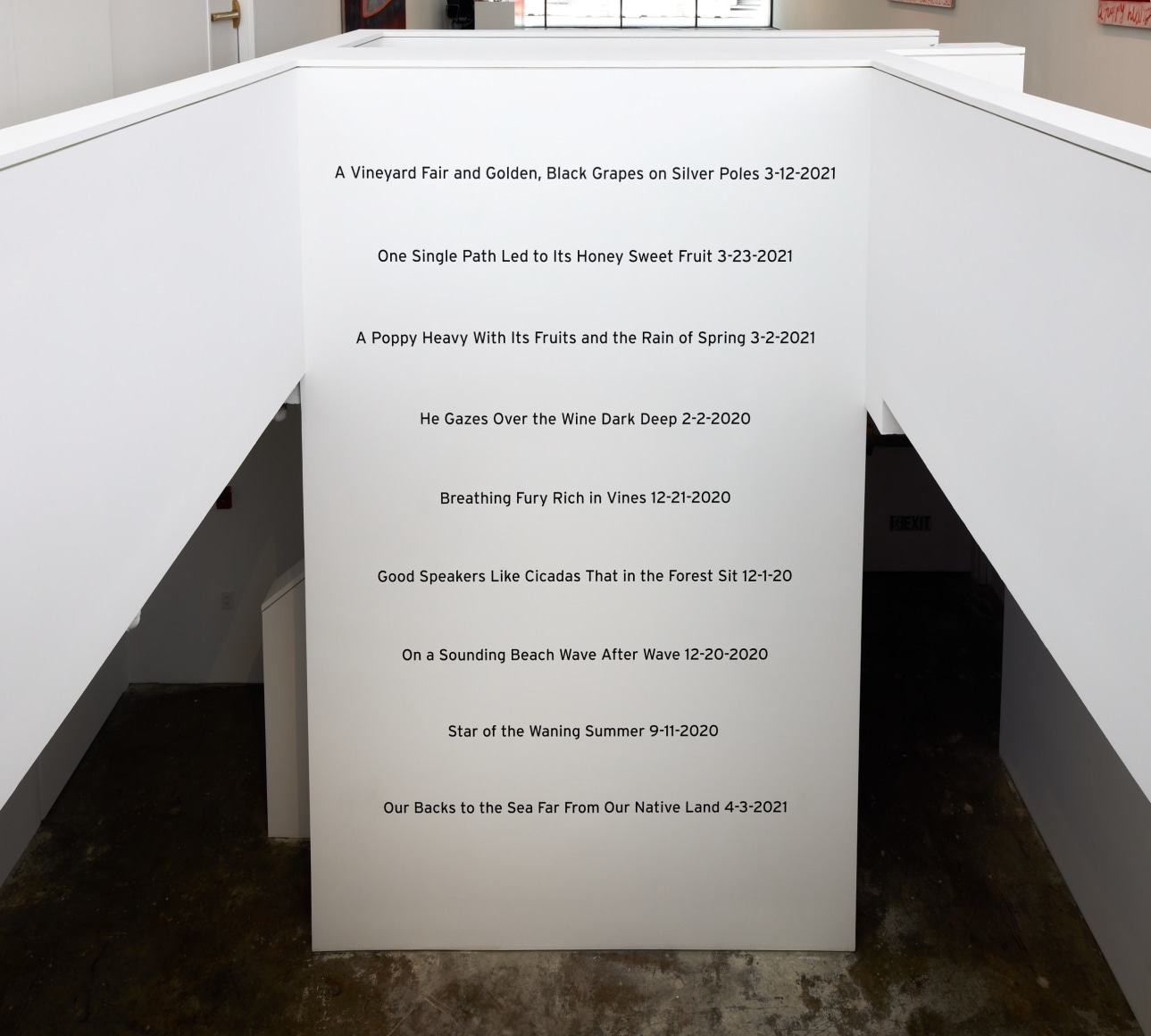 Installation view: Francesco Clemente, Fragments of Now, Vito Schnabel Gallery, New York