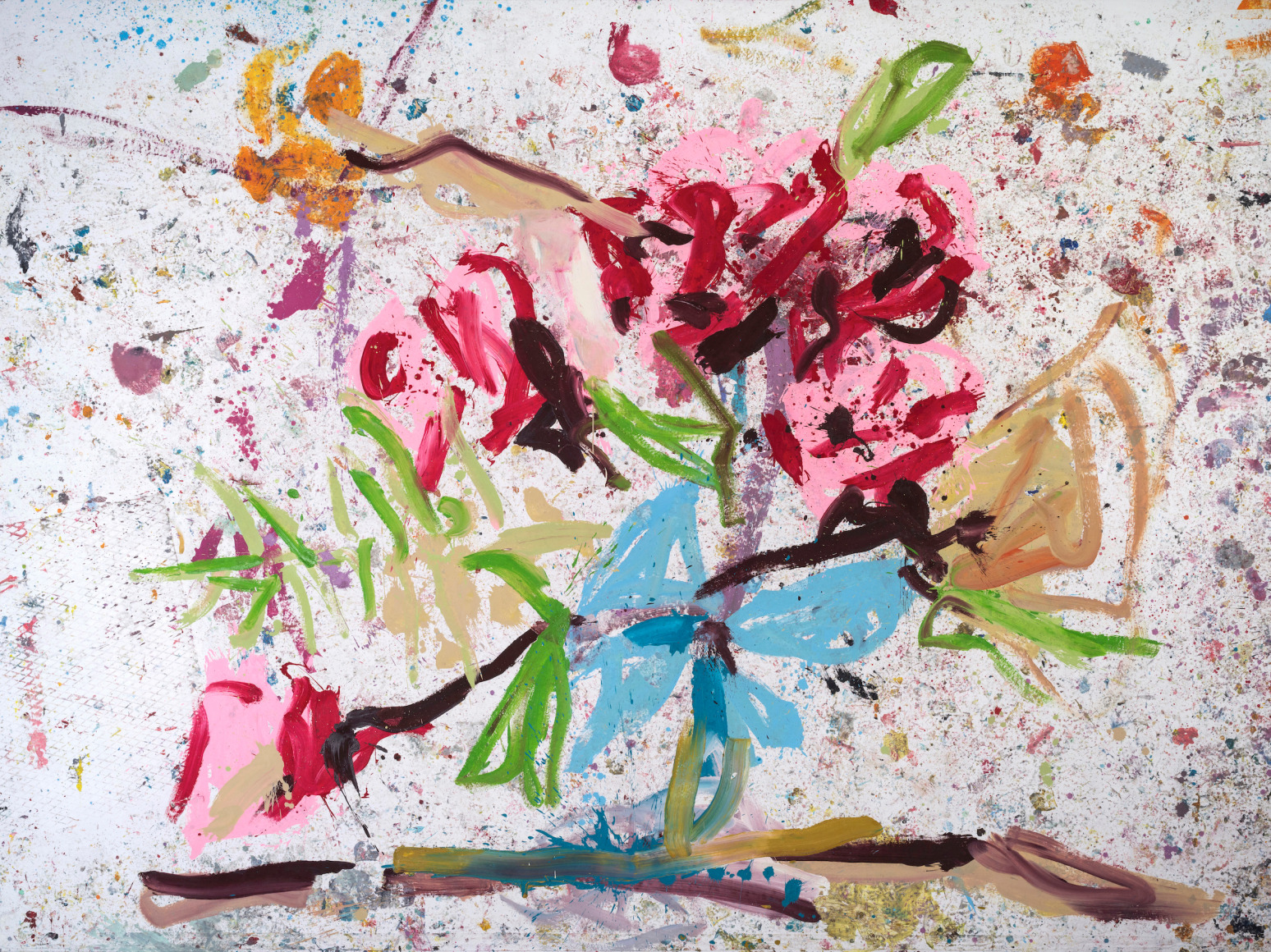 A painting of flowers by Jorge Galindo