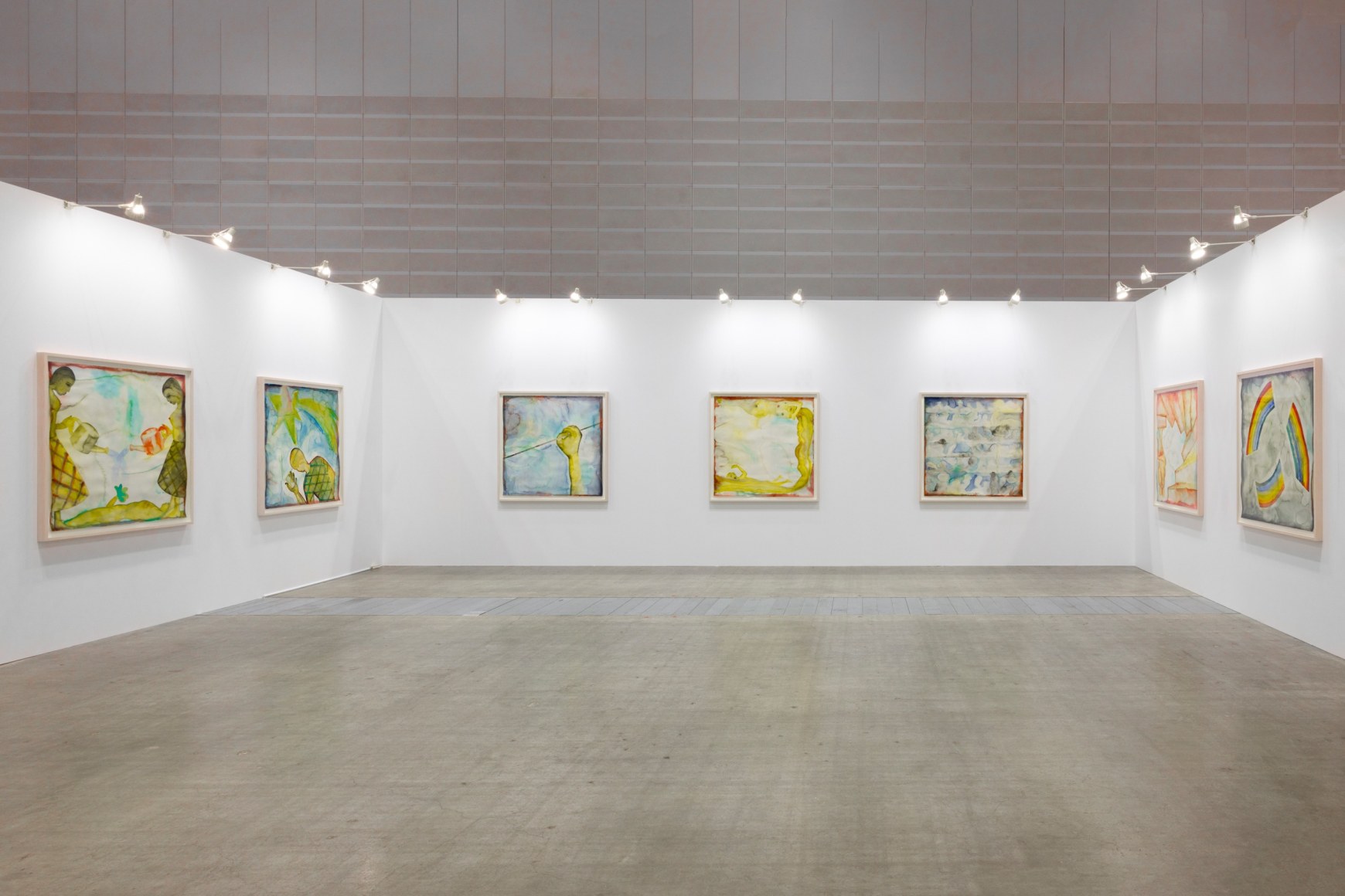 Installation view: Francesco Clemente, Tokyo Gendai, Yokohama, Japan, 2023; Artworks © Francesco Clemente; Photo by Ringo Cheung; Courtesy the artist and Vito Schnabel Gallery