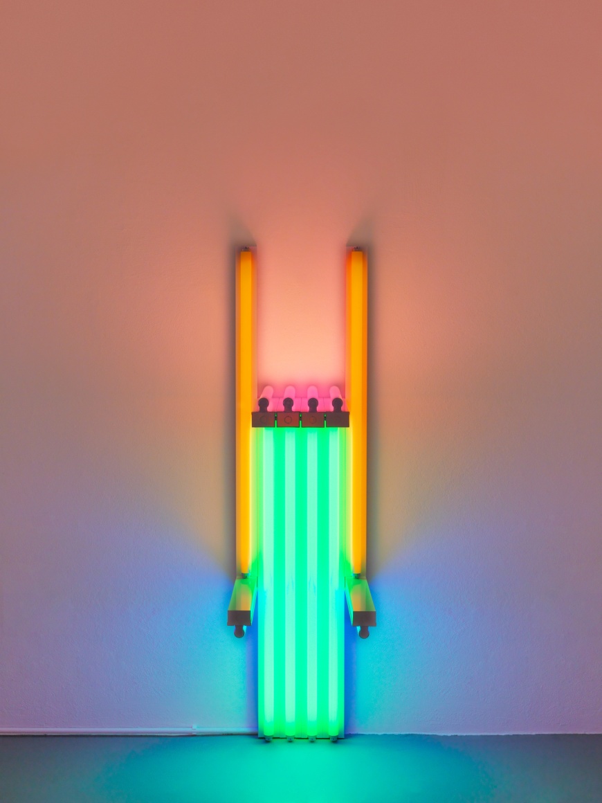 Dan Flavin untitled (to Lucie Rie, master potter) 1y, 1990