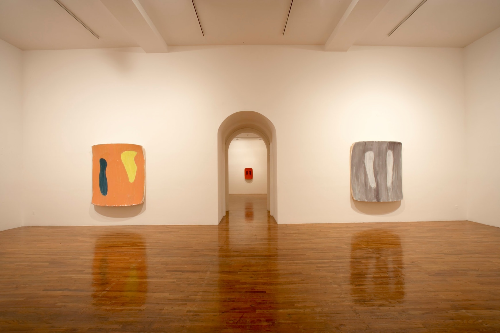 Installation view, Ron Gorchov, Double Trouble, MoMA PS1, Long Island City, New York, 2006