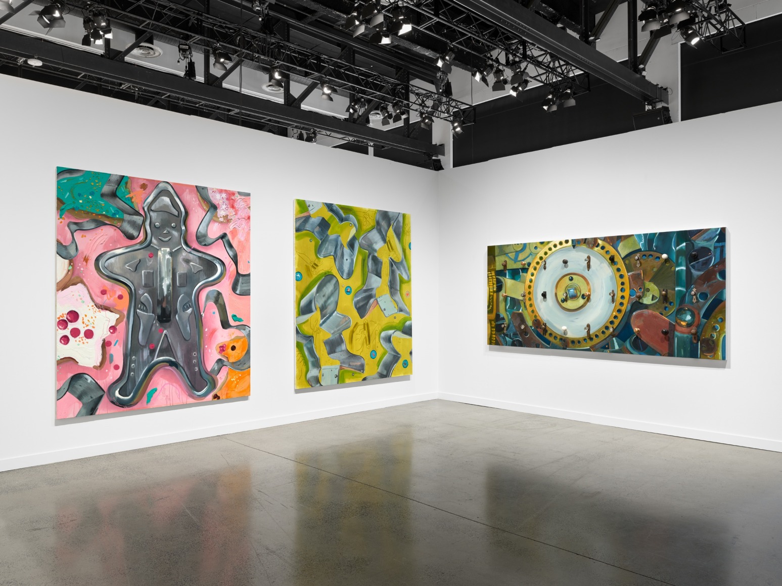 Installation view: Jessica Westhafer, Independent, New York, NY, 2023; Artworks © Jessica Westhafer; Photo by Shark Senesac; Courtesy the artist and Vito Schnabel Gallery