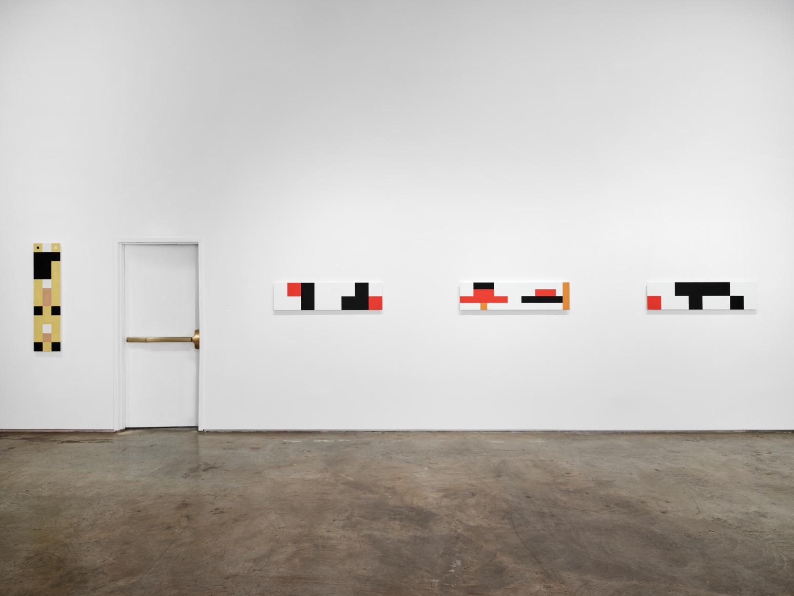 Installation of paintings by Robert Storr