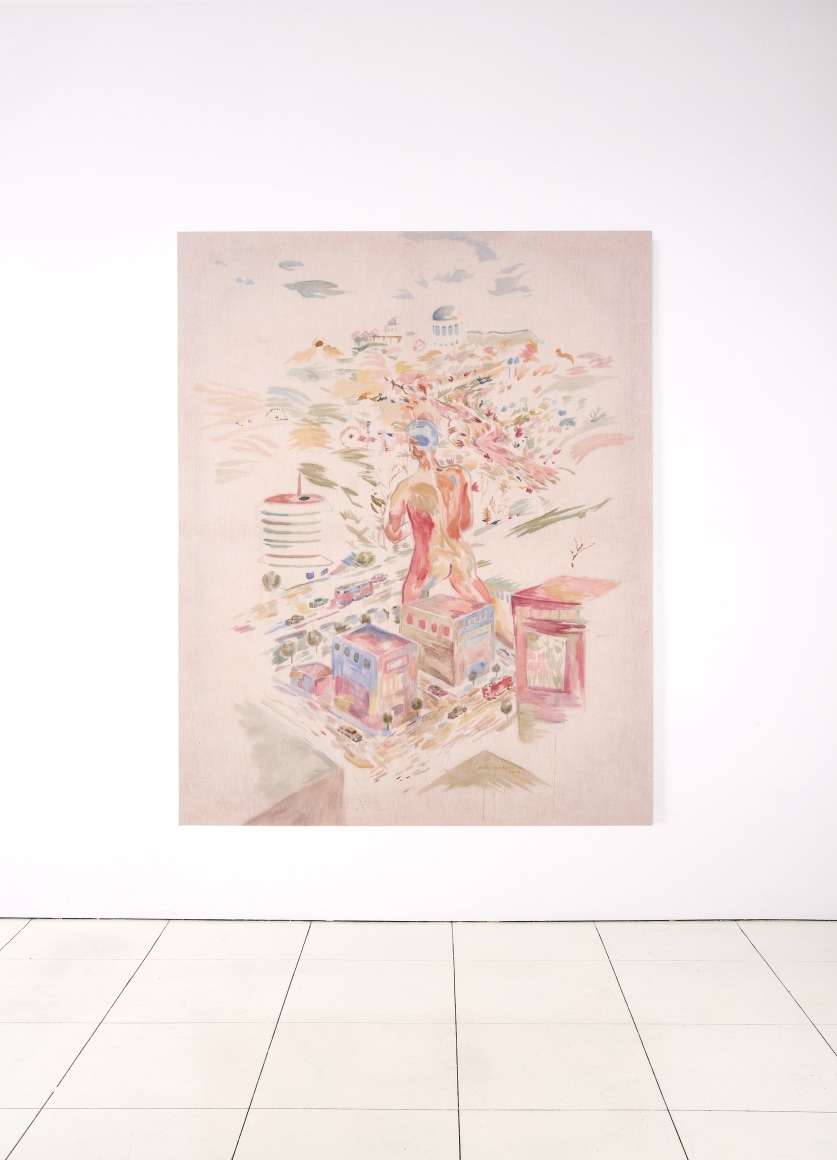Installation view: Gus Van Sant: Recent Paintings, Hollywood Boulevard