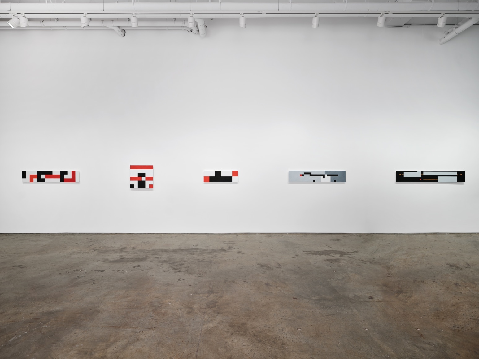 Installation of paintings by Robert Storr