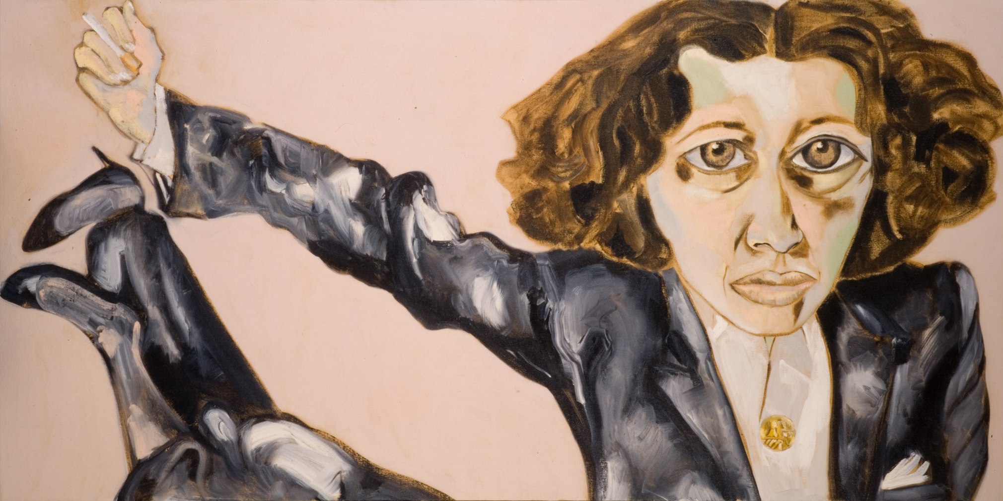 Francesco&nbsp;Clemente Fran Lebowitz, 1998