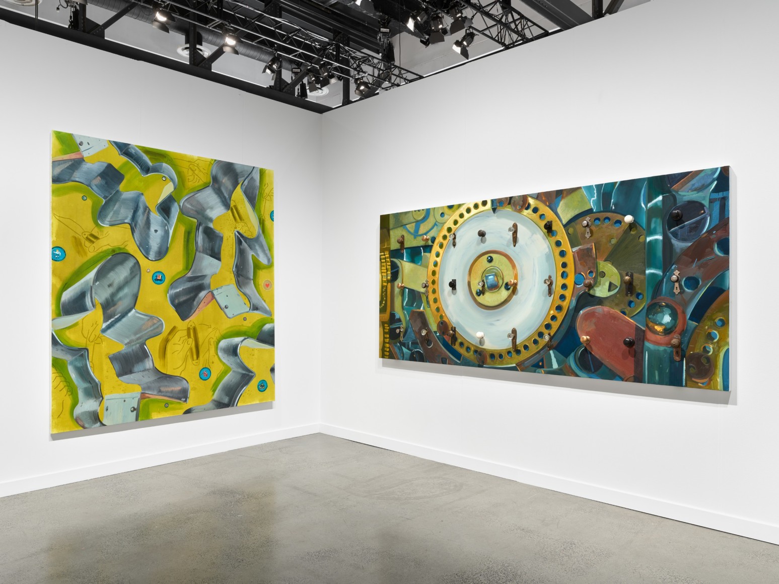 Installation view: Jessica Westhafer, Independent, New York, NY, 2023; Artworks © Jessica Westhafer; Photo by Shark Senesac; Courtesy the artist and Vito Schnabel Gallery