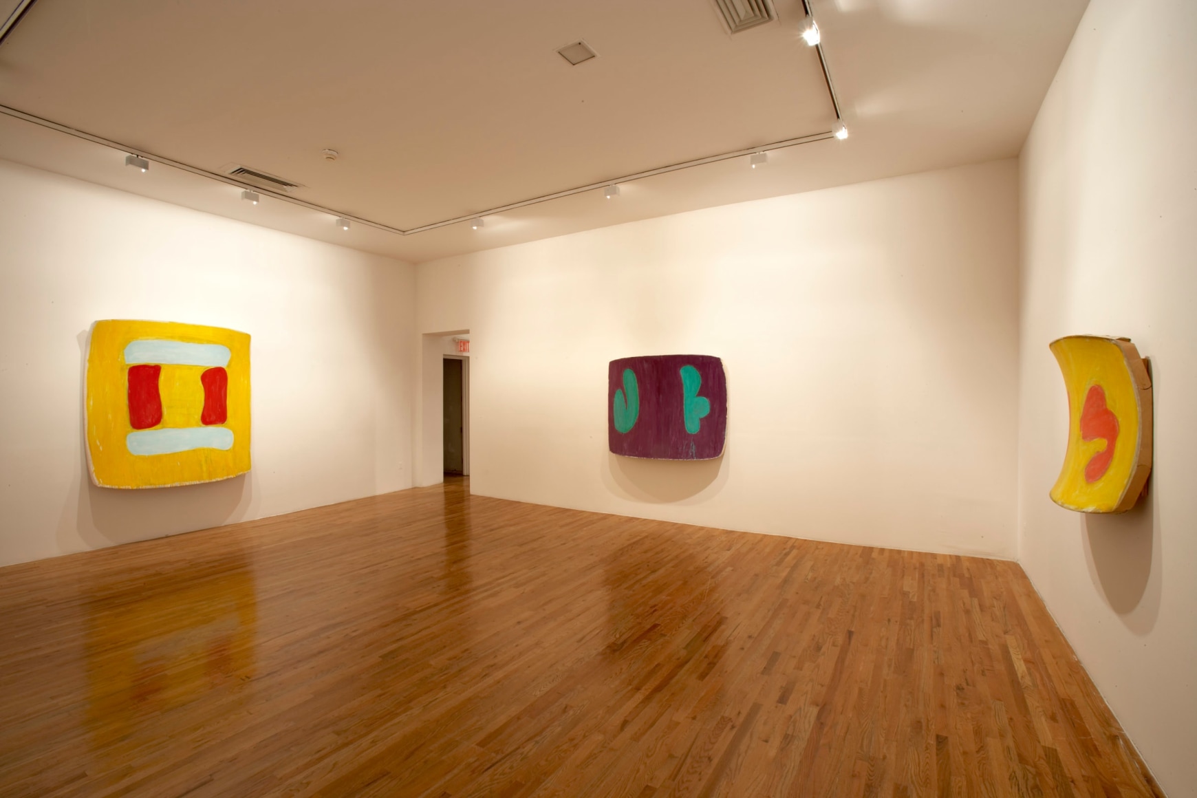 Installation view, Ron Gorchov, Double Trouble, MoMA PS1, Long Island City, New York, 2006