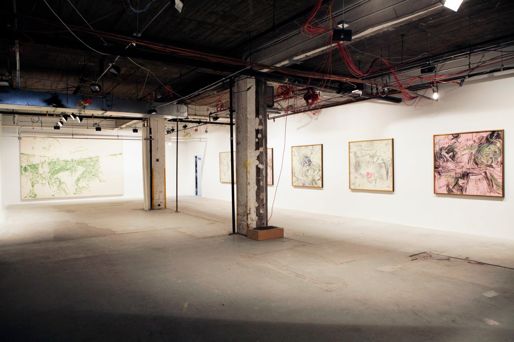 Installation view, Laurie Anderson, Boat, Vito Schnabel, New York, 2012