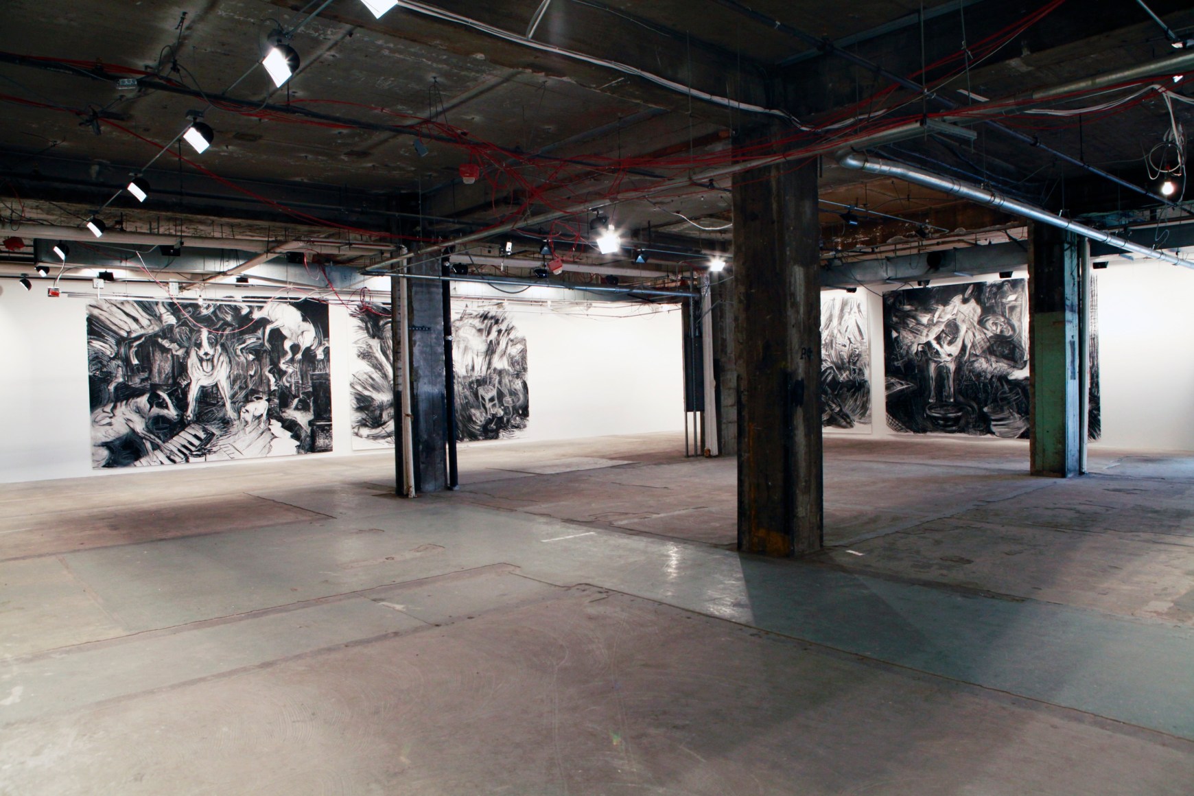 Installation view, Laurie Anderson, Boat, Vito Schnabel, New York, 2012