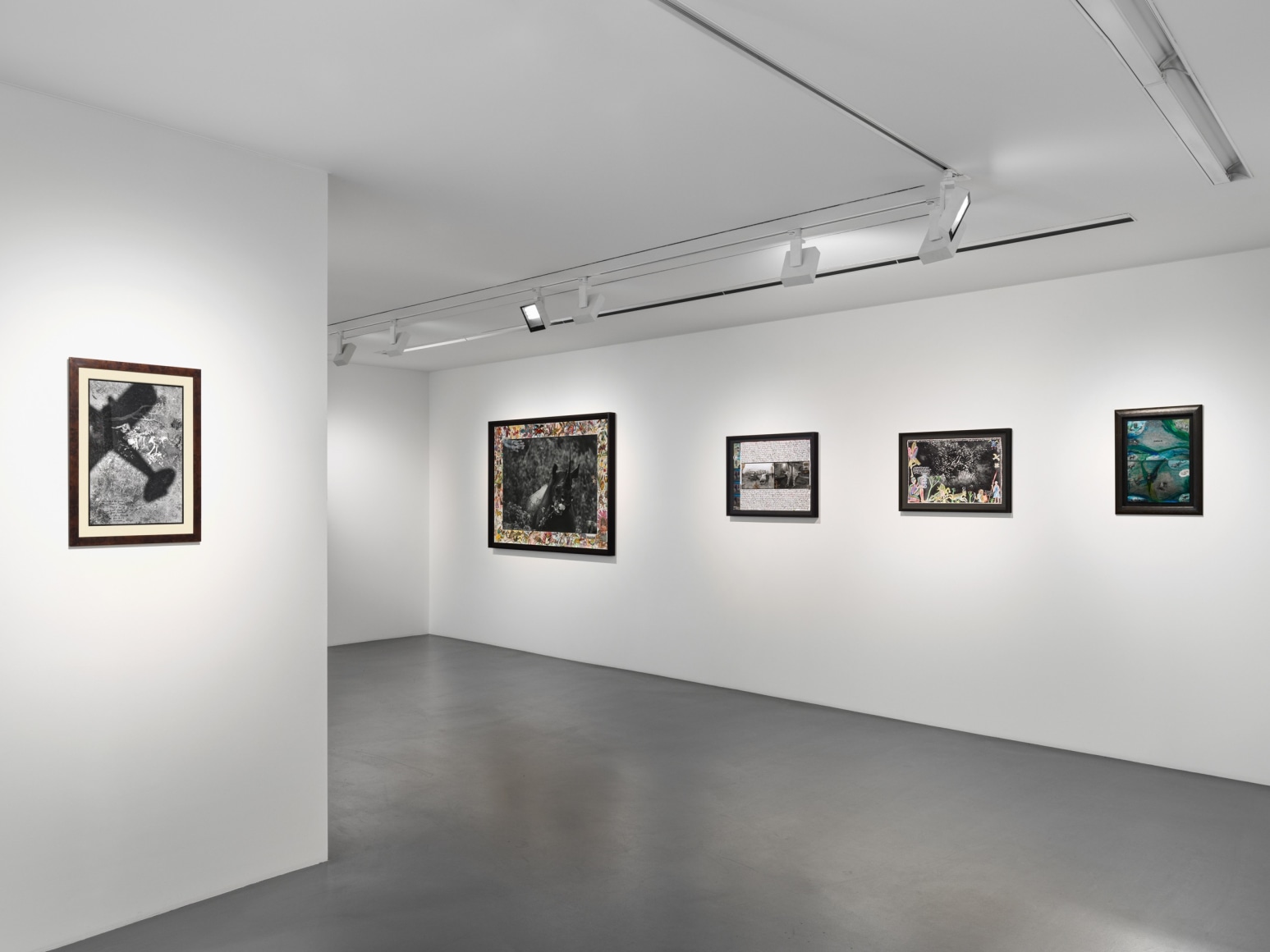 Installation view, Peter Beard: Primordial Truths, curated by Robert Storr, Vito Schnabel Gallery, St. Moritz, 2024; Artworks&nbsp;&copy; The Estate of Peter Beard; Photo by Stefan Altenburger; Courtesy of the Estate of Peter Beard / Art and Commerce