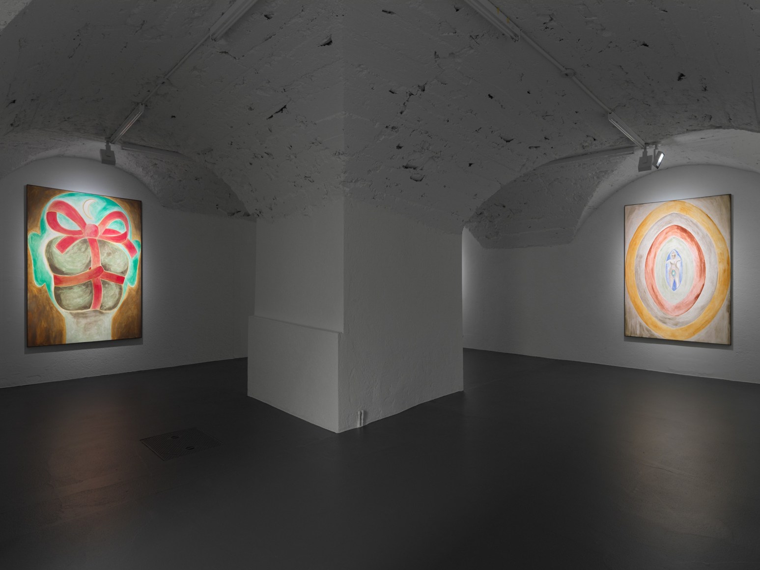 Installation view: Francesco Clemente: Clouds, Vito Schnabel Gallery, St. Moritz, 2019-2020