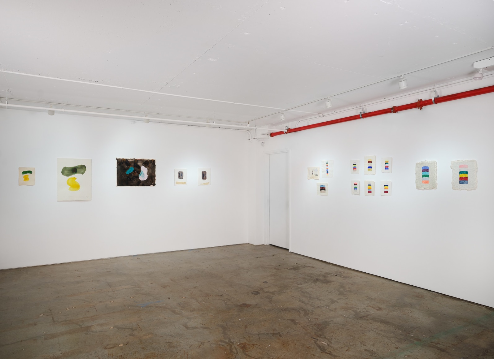 Installation view, Ron Gorchov: Exploring the Near/Far Painterly Horizons of Modern Space, Vito Schnabel Gallery, New York, NY, 2024; Artworks © 2024; Estate of Ron Gorchov / Artists Rights Society (ARS), New York; Photo by Argenis Apolinario; Courtesy Vito Schnabel Gallery