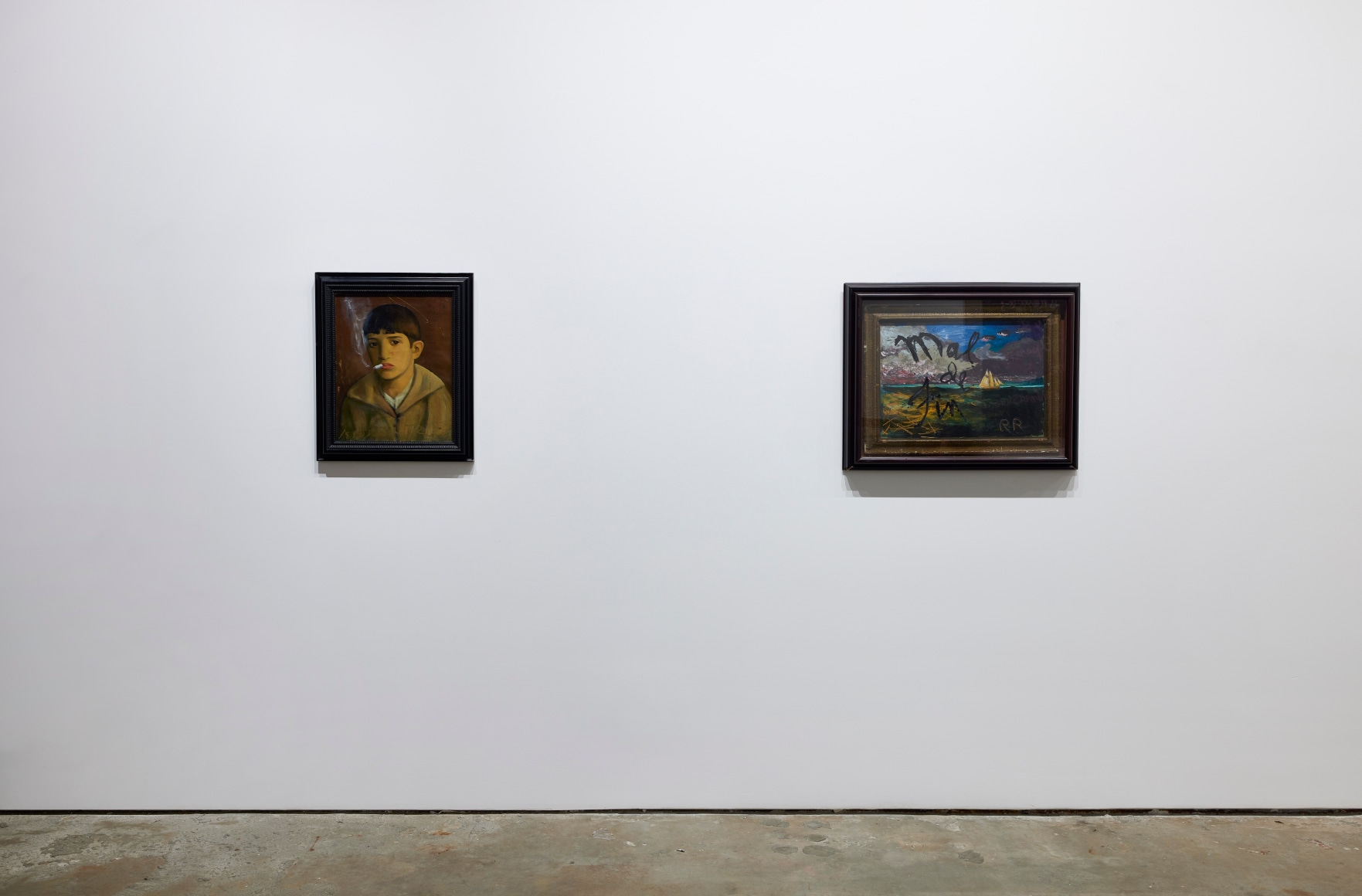 Installation view, Rene Ricard:&nbsp;Growing Up in America, Vito Schnabel&nbsp;Gallery, New York, NY, 2021; Artworks &copy; Estate of Rene Ricard; Photo by Argenis Apolinario; Courtesy the estate of Rene Ricard and Vito Schnabel Gallery