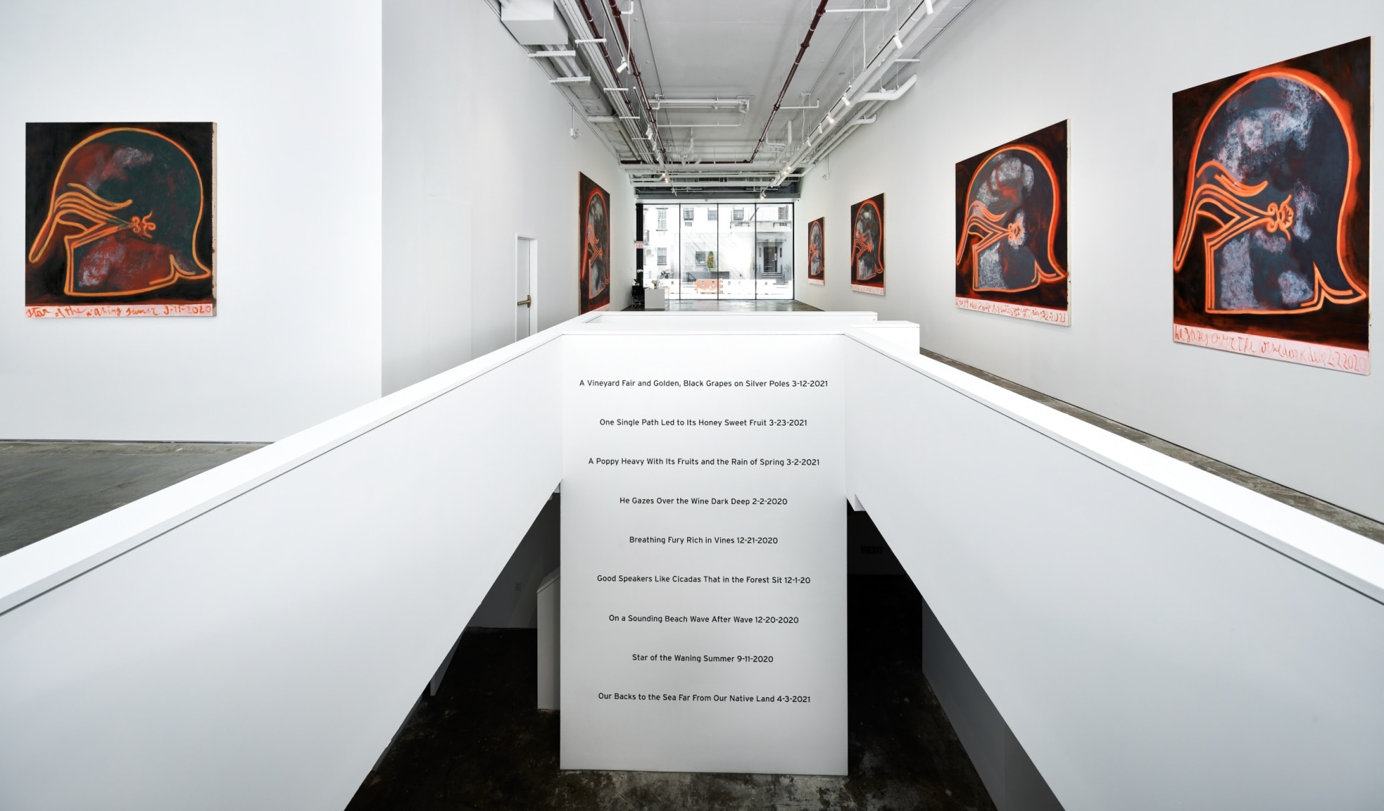 Installation view: Francesco Clemente, Fragments of Now, Vito Schnabel Gallery, New York