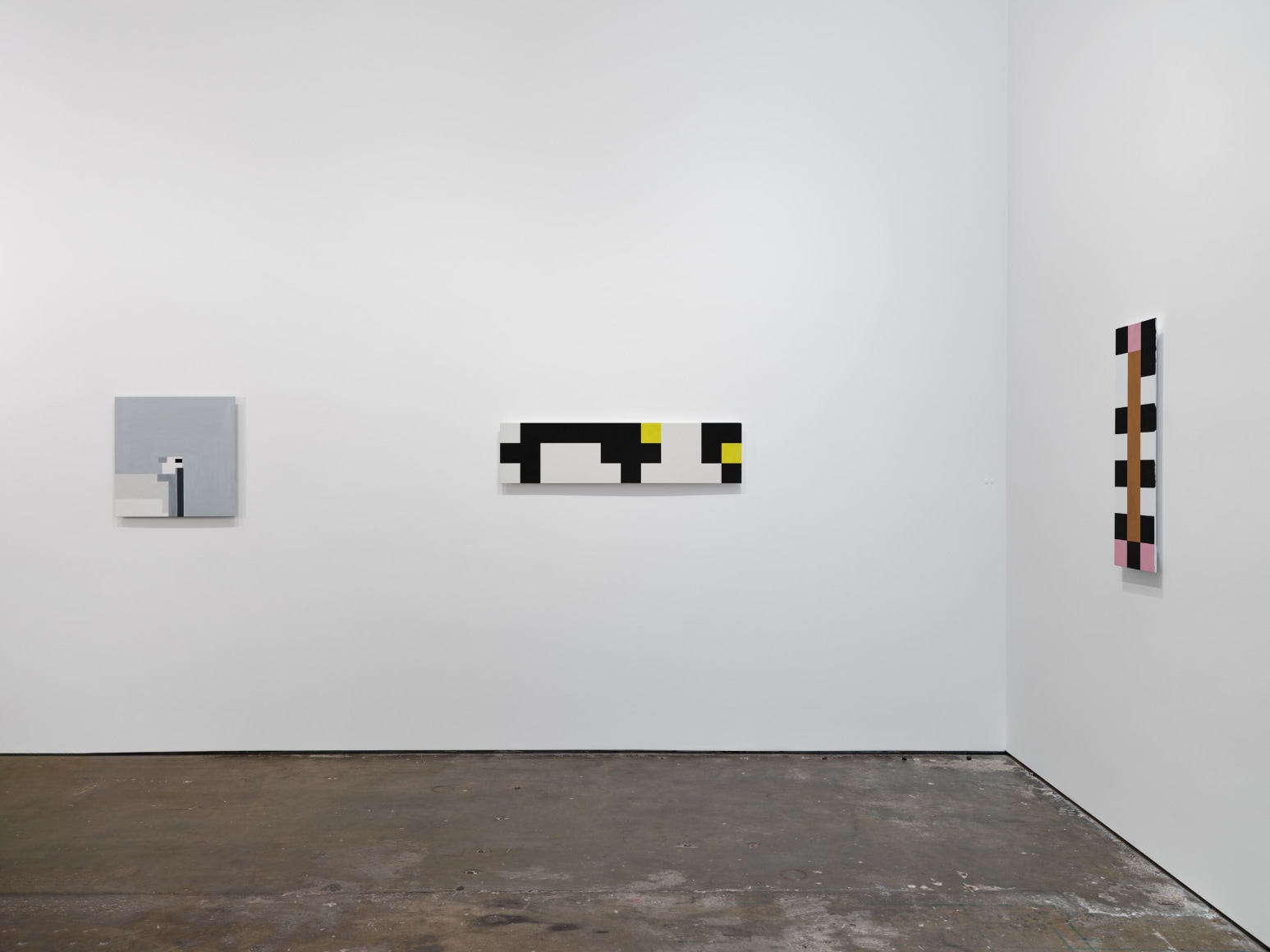 Installation of paintings by Robert Storr