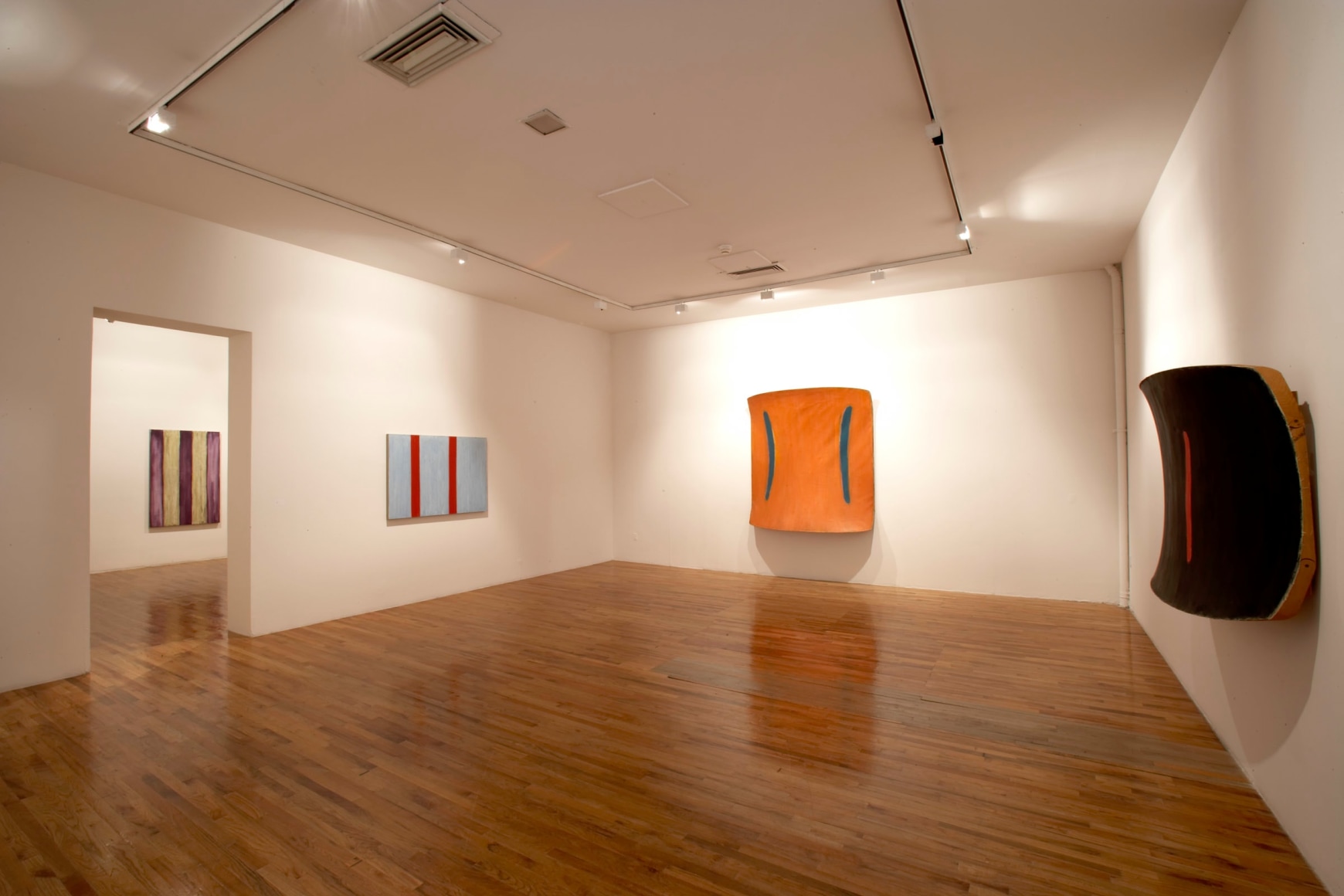 Installation view, Ron Gorchov, Double Trouble, MoMA PS1, Long Island City, New York, 2006