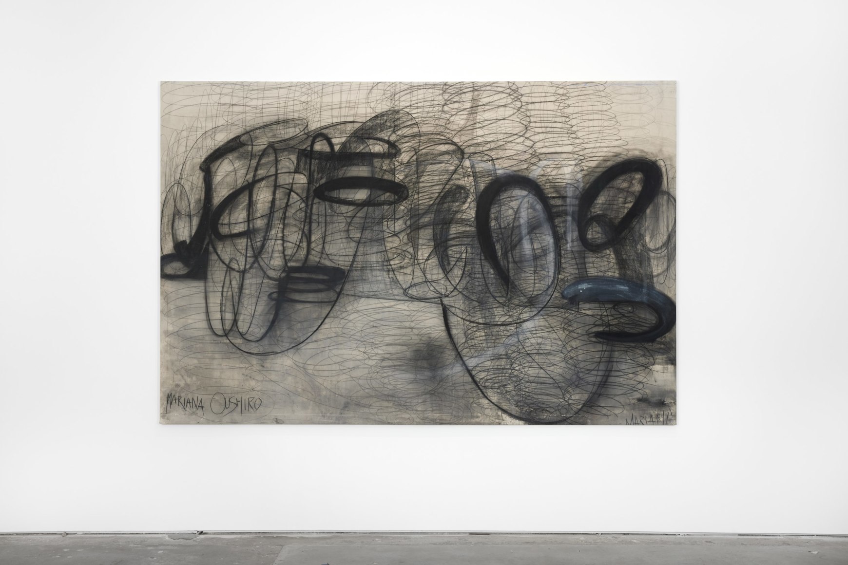 Installation view, Mariana Oushiro: Supernova, Vito Schnabel Gallery, New York, NY, 2022; Artworks © Mariana Oushiro; Photo by Argenis Apolinario; Courtesy the artist and Vito Schnabel Gallery 