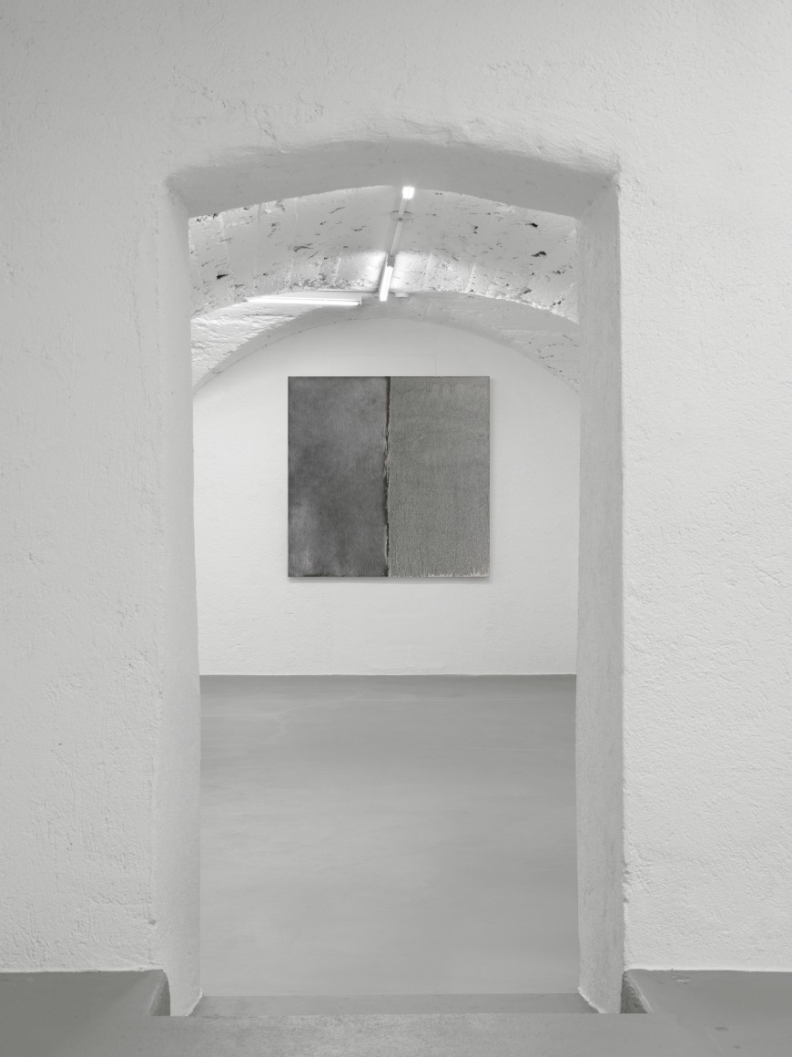 Installation view: Pat Steir, Paintings, Vito Schnabel Gallery, St. Moritz, 2019