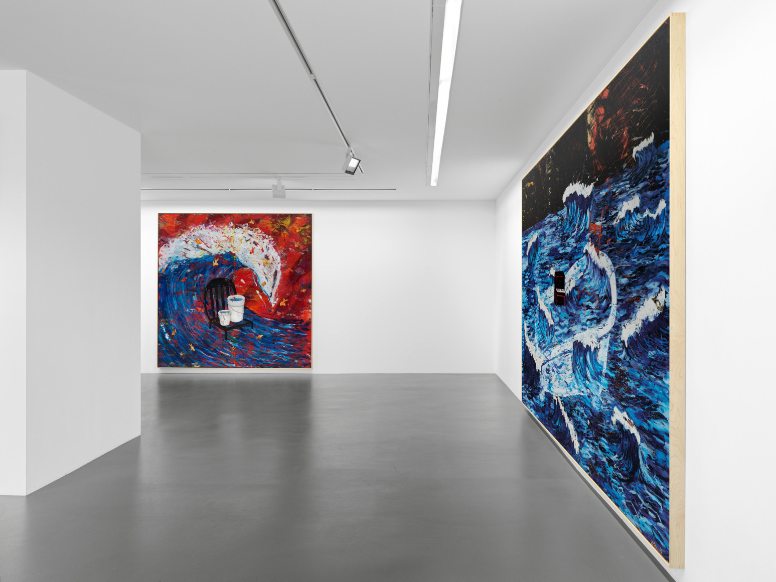 Installation view of Angel Otero: The Ocean in My Room, Vito Schnabel Gallery, St. Moritz, 2023; Artworks &copy; Angel Otero; Photo by Stefan Altenburger; Courtesy the artist and Vito Schnabel Gallery