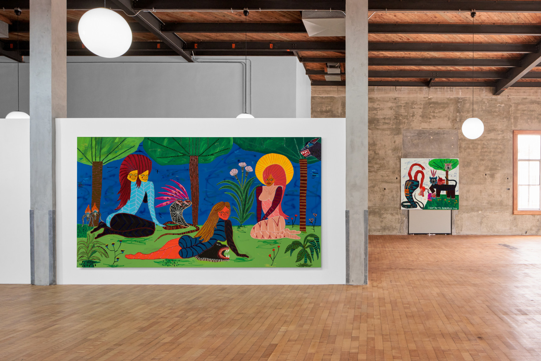 Installation view,&nbsp;Jordan Kerwick: Pink sunsets, cigarettes, 3 regrets and hope to haunt the future, Presented by Vito Schnabel Gallery and Alexander Dellal at the Old Santa Monica Post Office, Santa Monica, CA, 2022; Artworks &copy; Jordan Kerwick; Photo by Elon Schoenholz; Courtesy the artist and Vito Schnabel Gallery