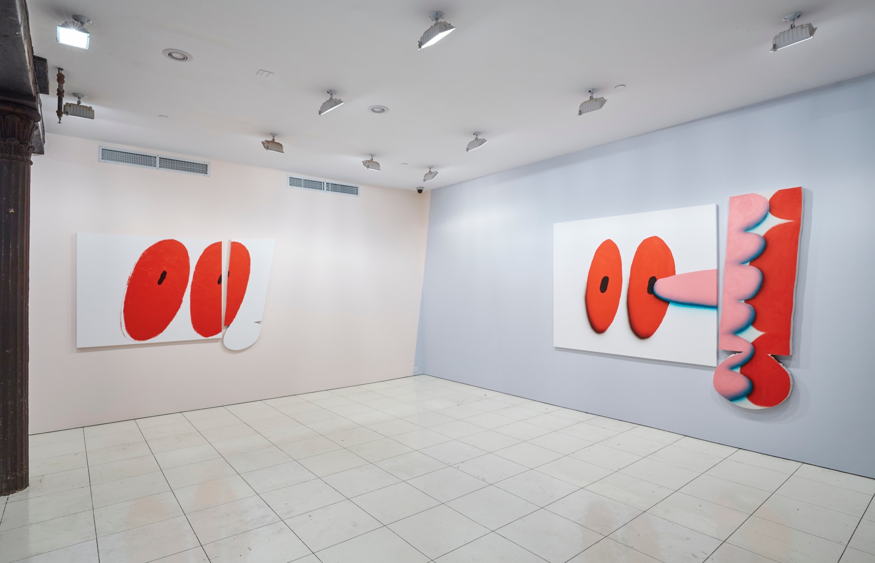 Installation view, James English Leary: Triple Motherfucker, Vito Schnabel Projects, New York, 2015