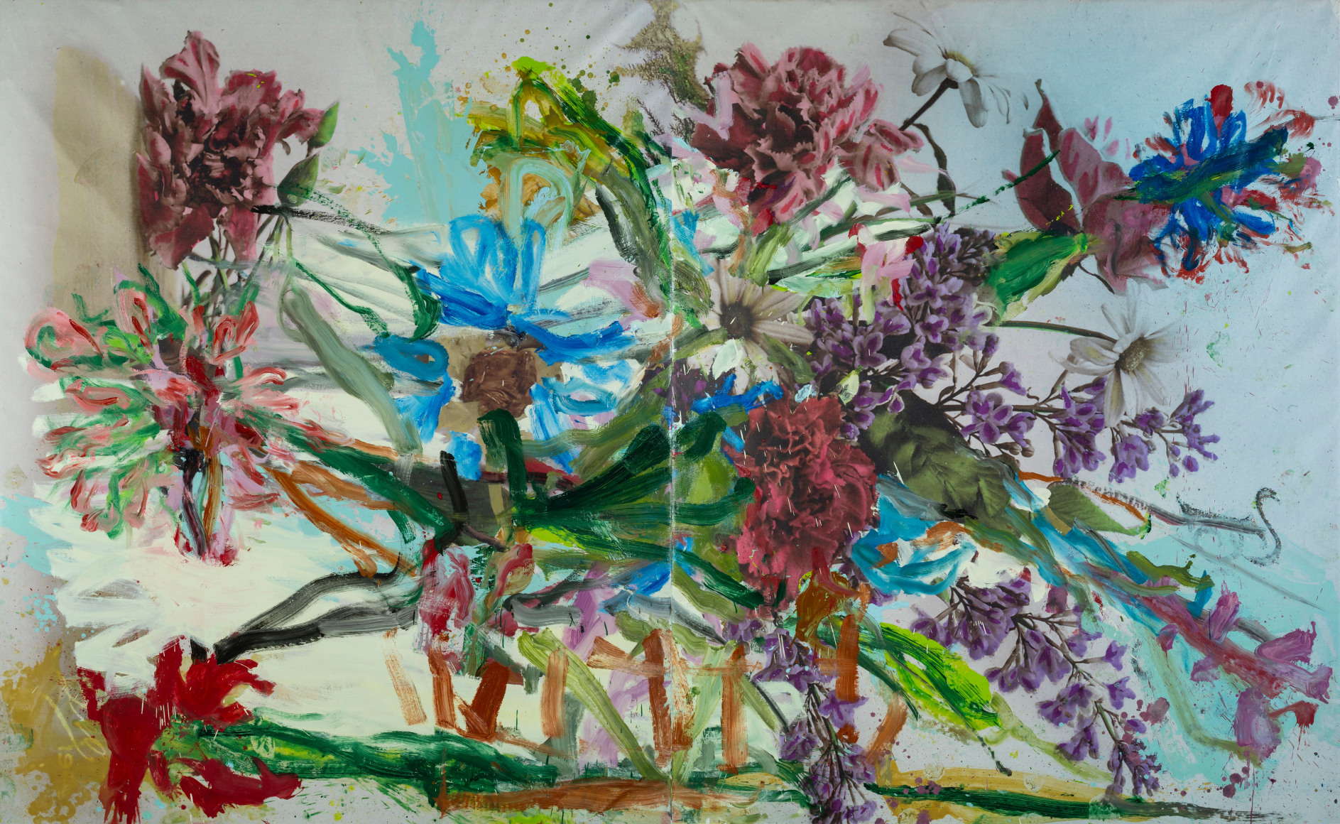 A flower painting by Jorge Galindo