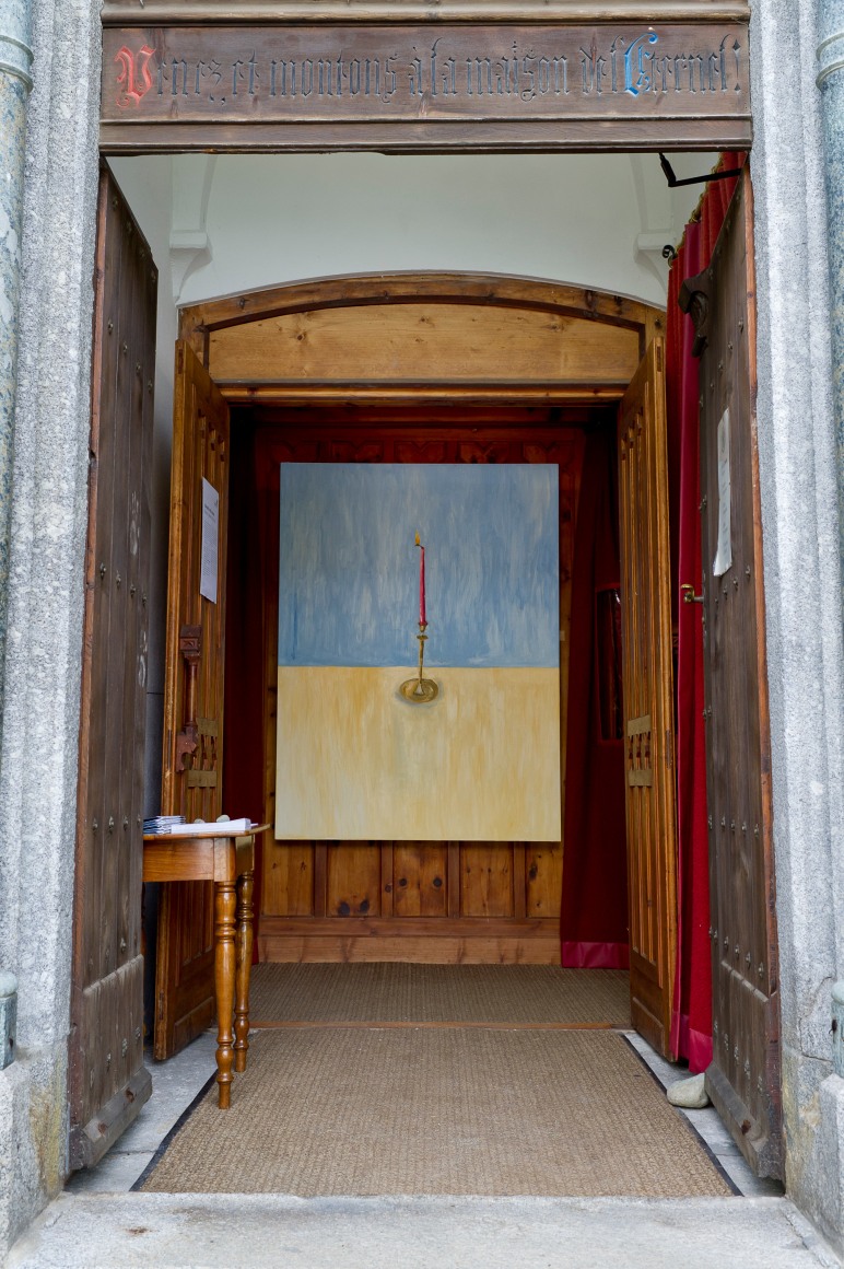 Installation view, Vahakn Arslanian,&nbsp;St. Moritz Art Masters,&nbsp;Eglise Au Bois, St. Moritz, 2011