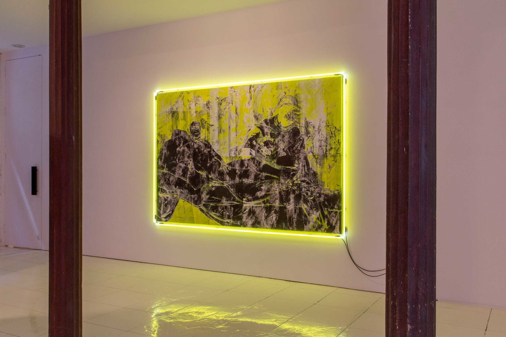 Installation view: The Bruce High Quality Foundation, Mother, Vito Schnabel, 2015, New York