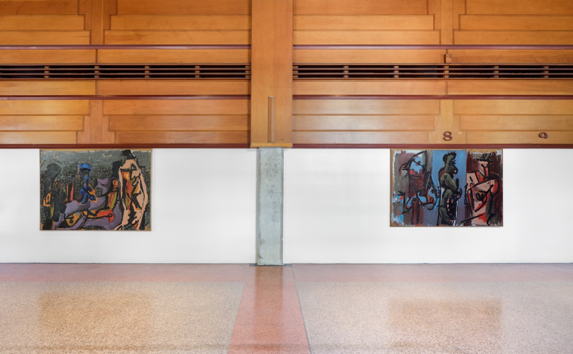 Installation view, Markus L&uuml;pertz: Markus the Painter or the Ratio of the Impossible, Vito Schnabel Gallery, Old Santa Monica Post Office, CA, 2023; Artworks &copy; Artists Rights Society (ARS), New York / VG Bild-Kunst, Bonn; Photo by Elon Schoenholz; Courtesy the artist and Vito Schnabel Gallery